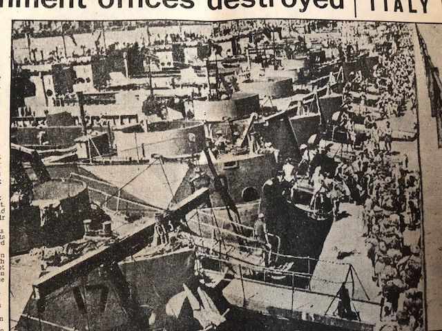 Italy Invaded Newspaper 1943
