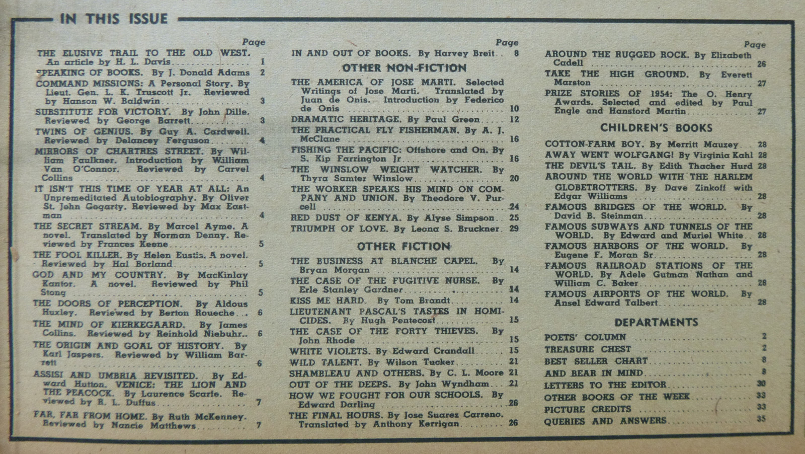 H L DAVIS BRONCO BUSTER REMINGTON MET ART MUSEUM February 7 1954 NY Times Review