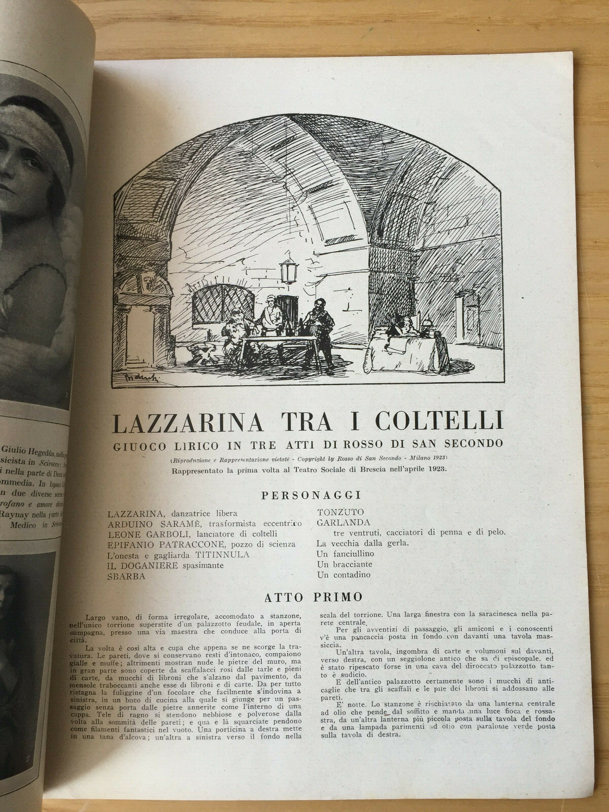 MONDADORI COMEDIA PERIODICO COMEDIA E VITA THEATRALE N° 11 1923 S. D’AMICO 2/19