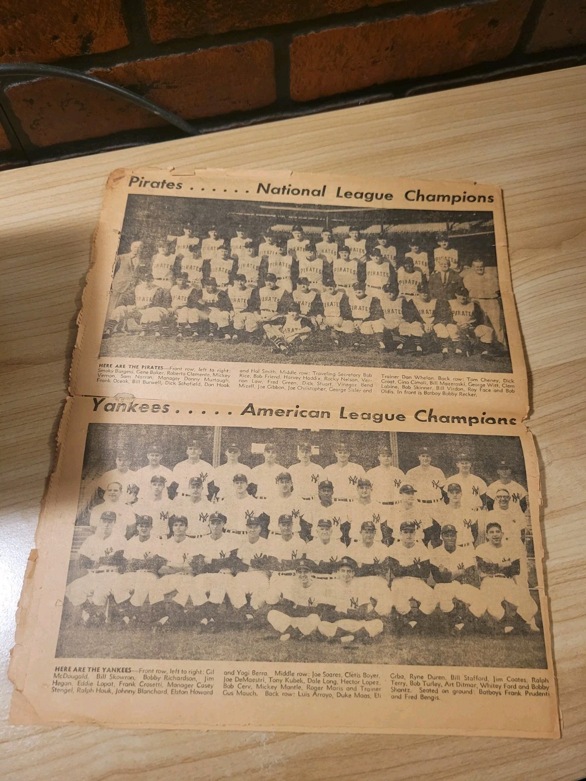 The Pittsburgh Press 1960 World Series Souvenir Edition