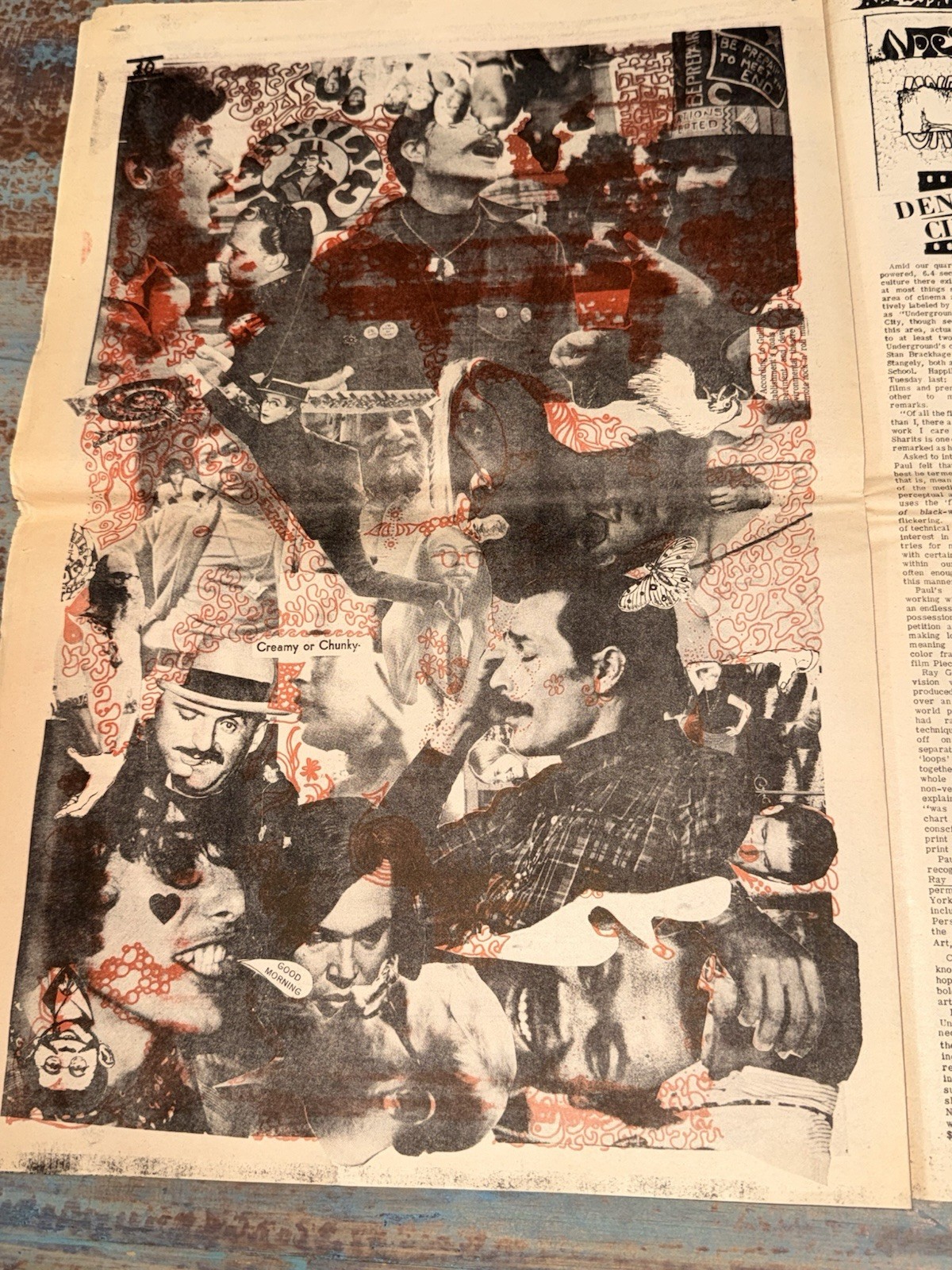 1967 Teleidoscopic Collage Denver The Doors New Year’s Eve Hendrix Family Dog