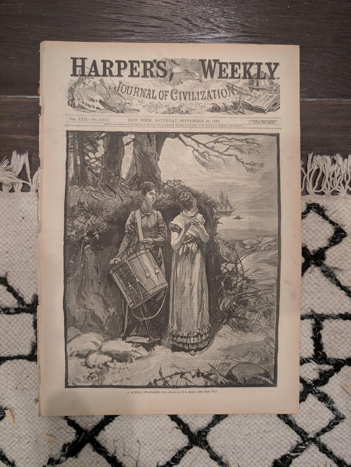 Sept 28 1878 Harpers Weekly | Minnesota State Fair St. Paul | Pittsburgh Exhibit