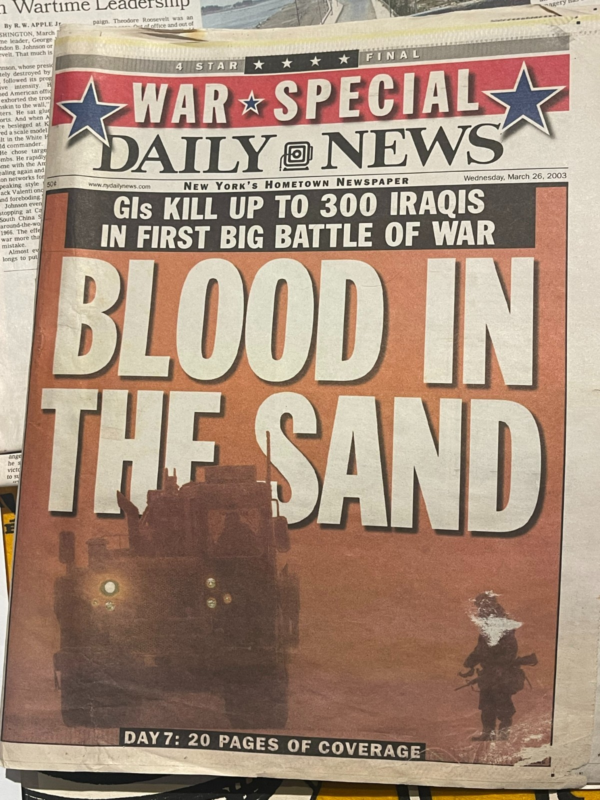 New York Daily News March 26, 2003 Iraq War – complete