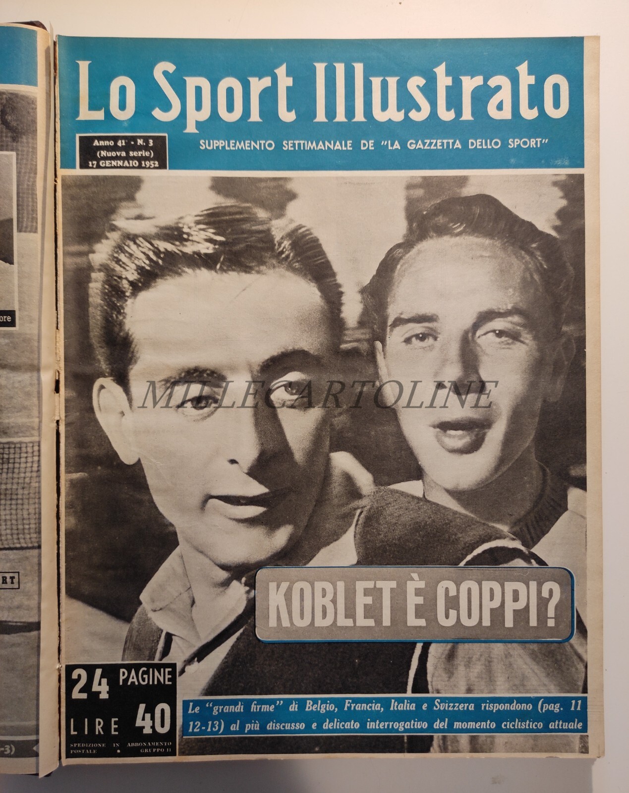 SPORT ILLUSTRATED – N°2 3 4 5 6 7 8 9 10 11 12 13 14 15 16 17 18 1952 Hardcover