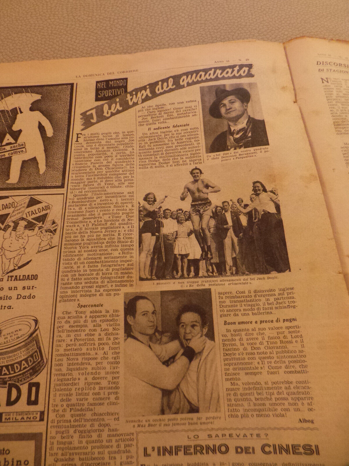La Domenica del Corriere Italian Newspaper Nov-Dec 1939, Beltrame art of bombing