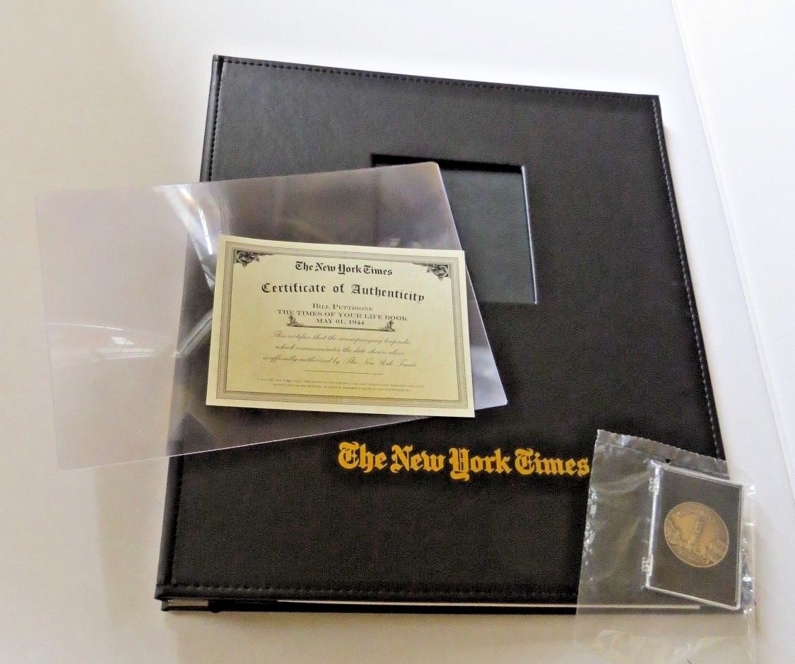 The New York Times “The Times of Your Life” Ultimate Birthday Book MAY 1, 1944
