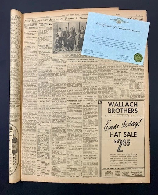Birthdate Newspaper British USA Canada Archive Box 1976 50th Birthday