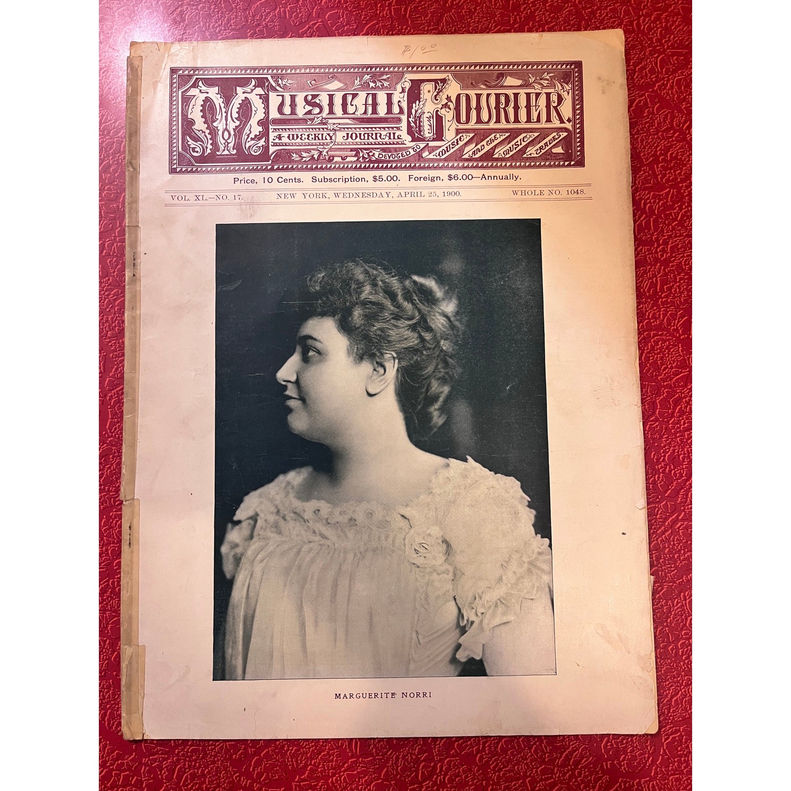 1900 Musical Courier Trade Extra
