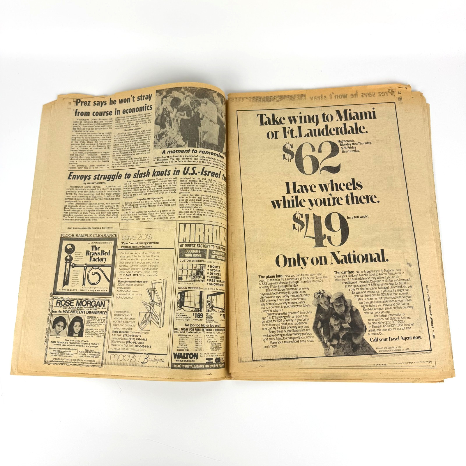 Vintage Sicilian Mafia New York Mafia Newspaper Michele Sindona Faked Kidnapping