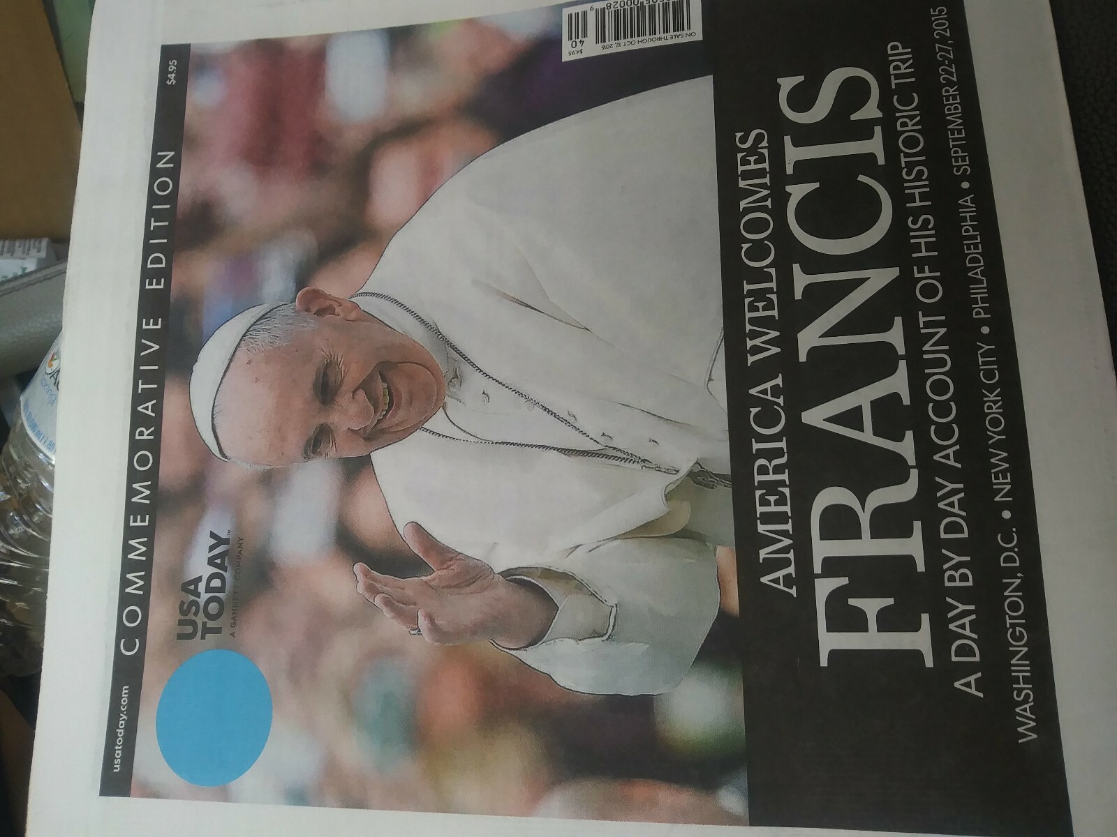 USA TODAY COMMEMORATIVE EDITION AMERICA WELCOMES FRANCIS