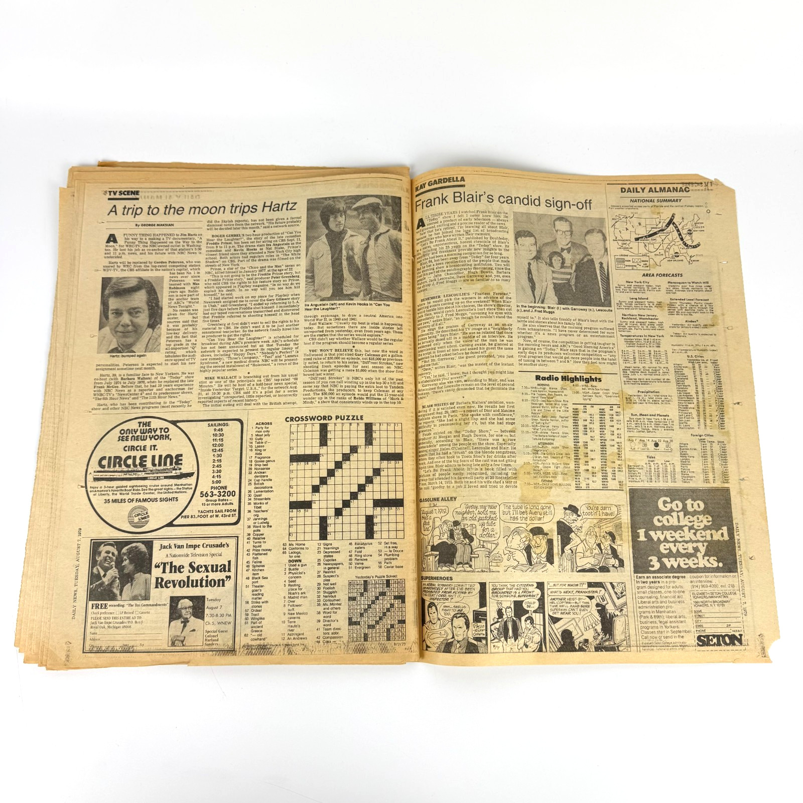Vintage Sicilian Mafia New York Mafia Newspaper Michele Sindona Faked Kidnapping