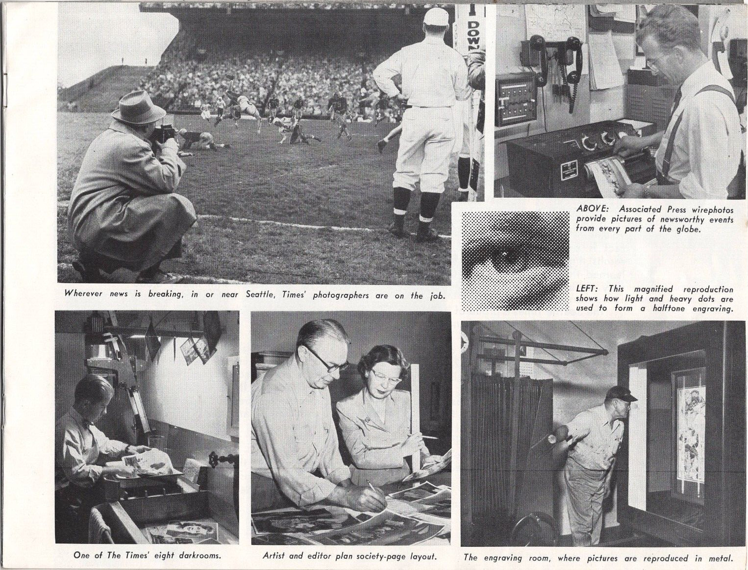 1940’s The Seattle Times – The story of your newspaper booklet 11×8 – 10 pages