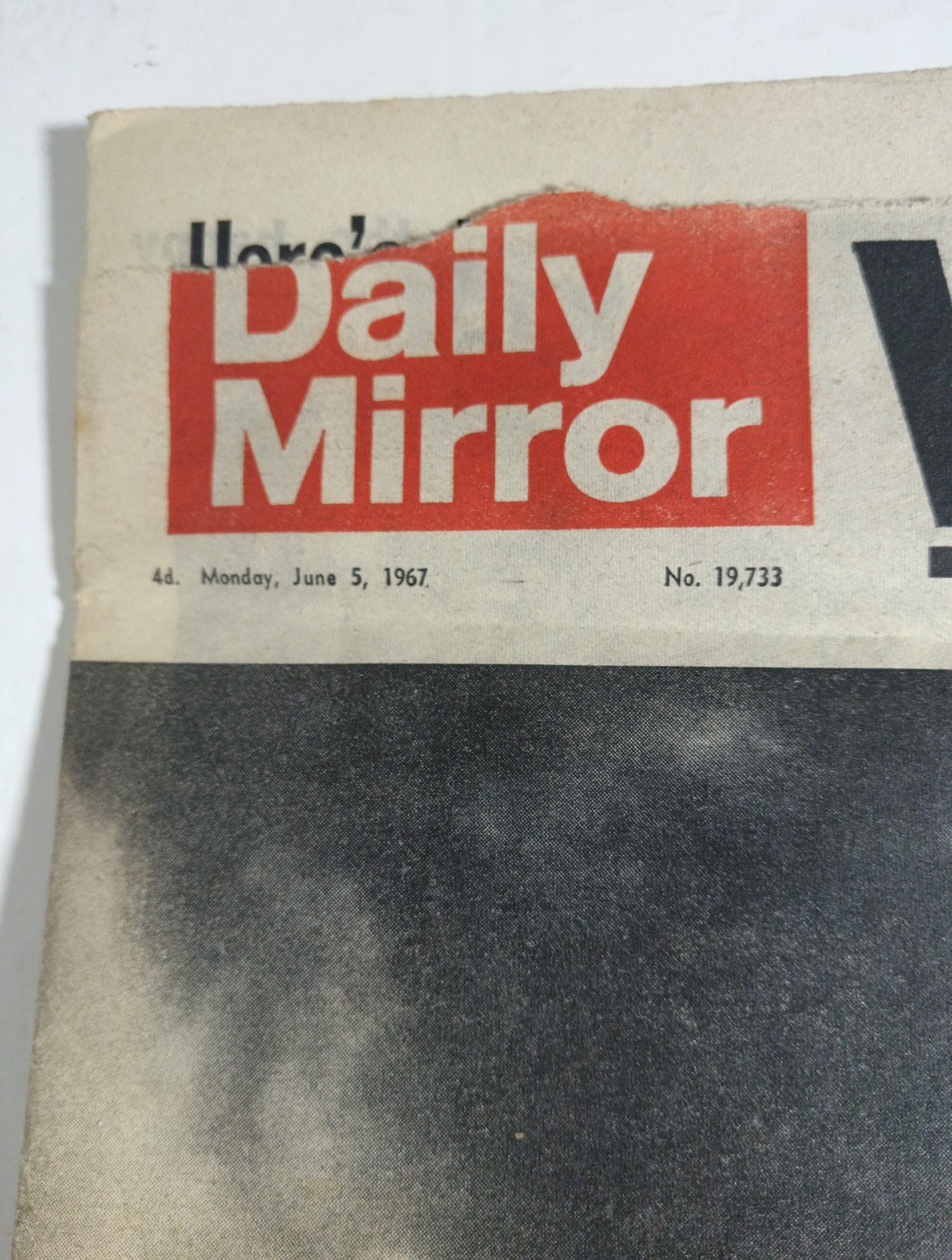 Daily Mirror Stockport Perpignan Plane Disaster Crash June 5th 1967 Newspaper