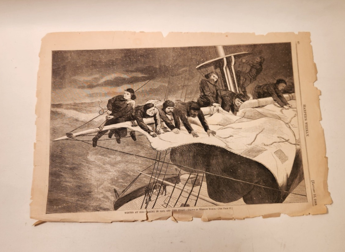 Five (5) Great Prints from Harper’s Weekly 1862,1863,1864,1869,1871 by Winslow H