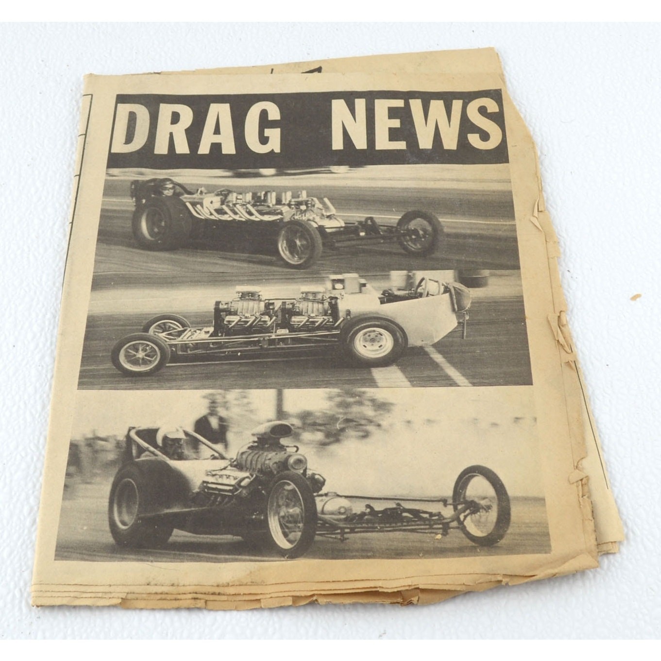 Drag News Jan 28 1961 Vol 6 No 44 NHRA Hot Rod Racing Newspaper Vintage