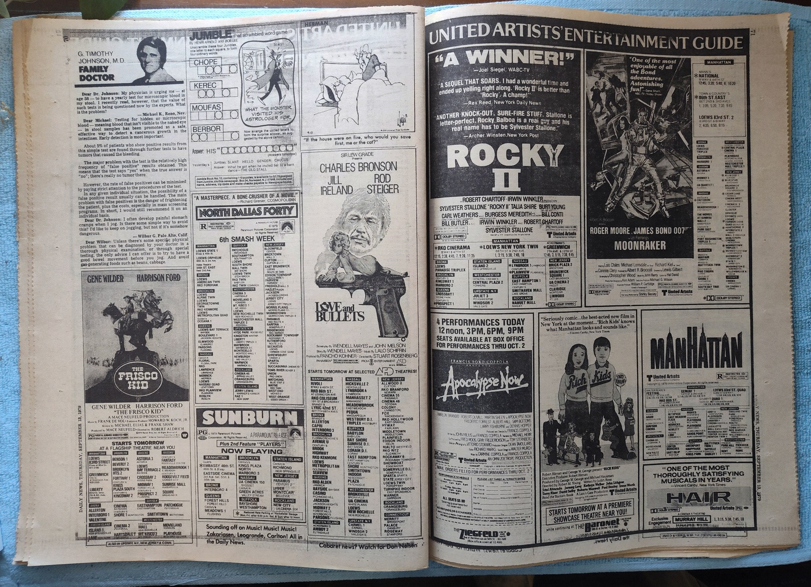 New York Daily News 13 September 1979 Jimmy Carter Carl Yastrzemski 3000th Hit +