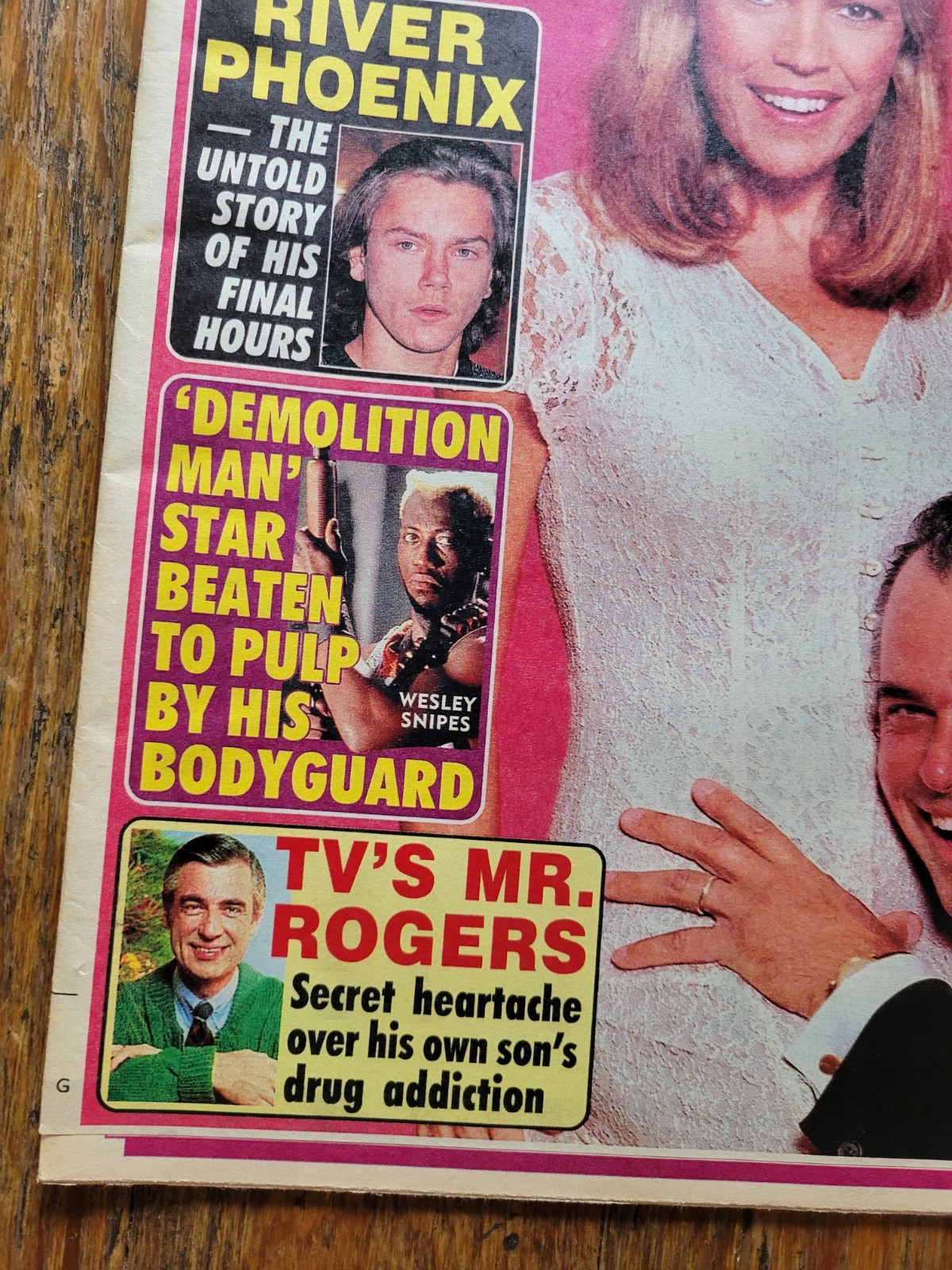 National Enquirer, Nov 16, 1993, Vanna White Miracle Baby, River Phoenix