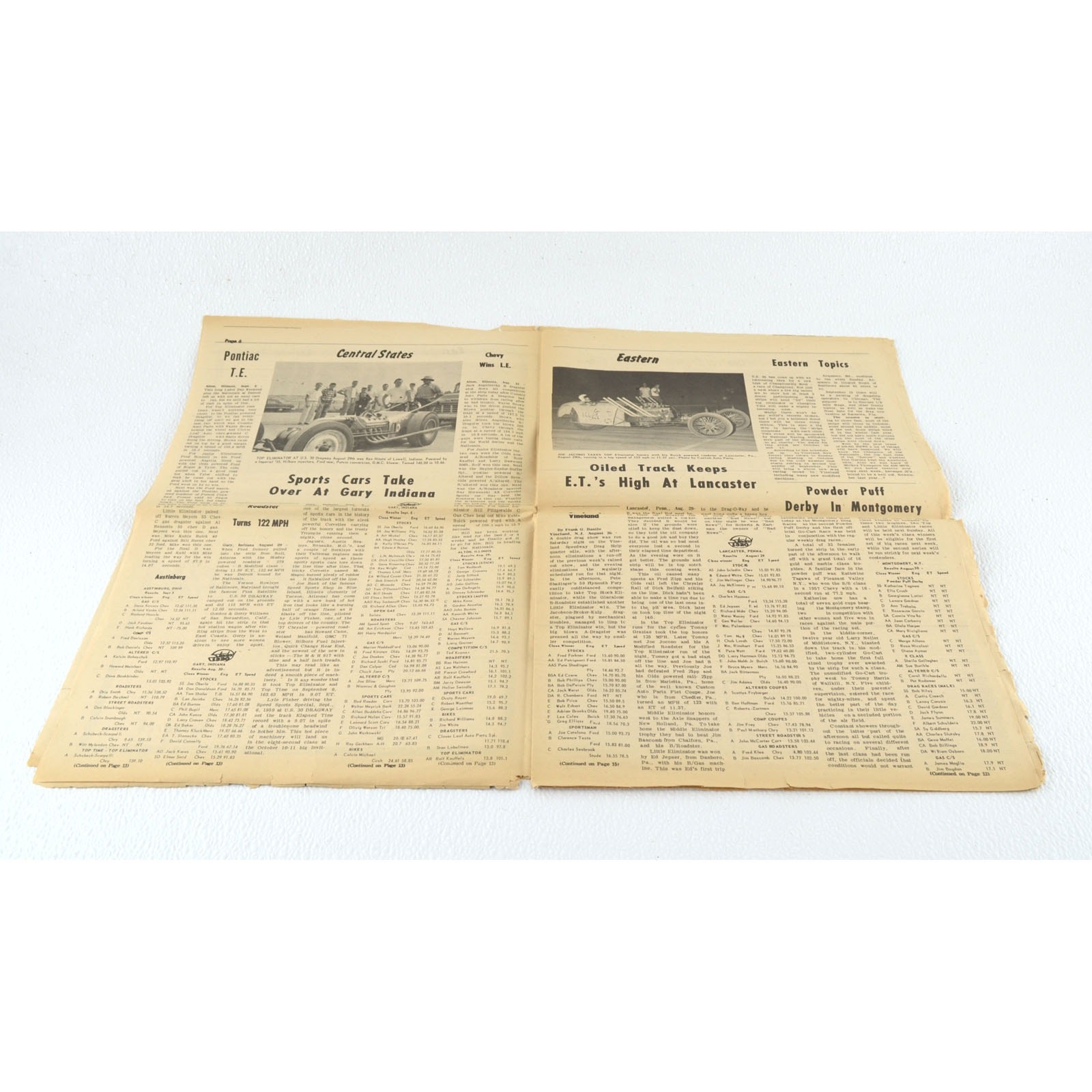 Drag News Sept 19 1959 Vol 5 No 25 125 MPH NHRA Drag Racing Newspaper