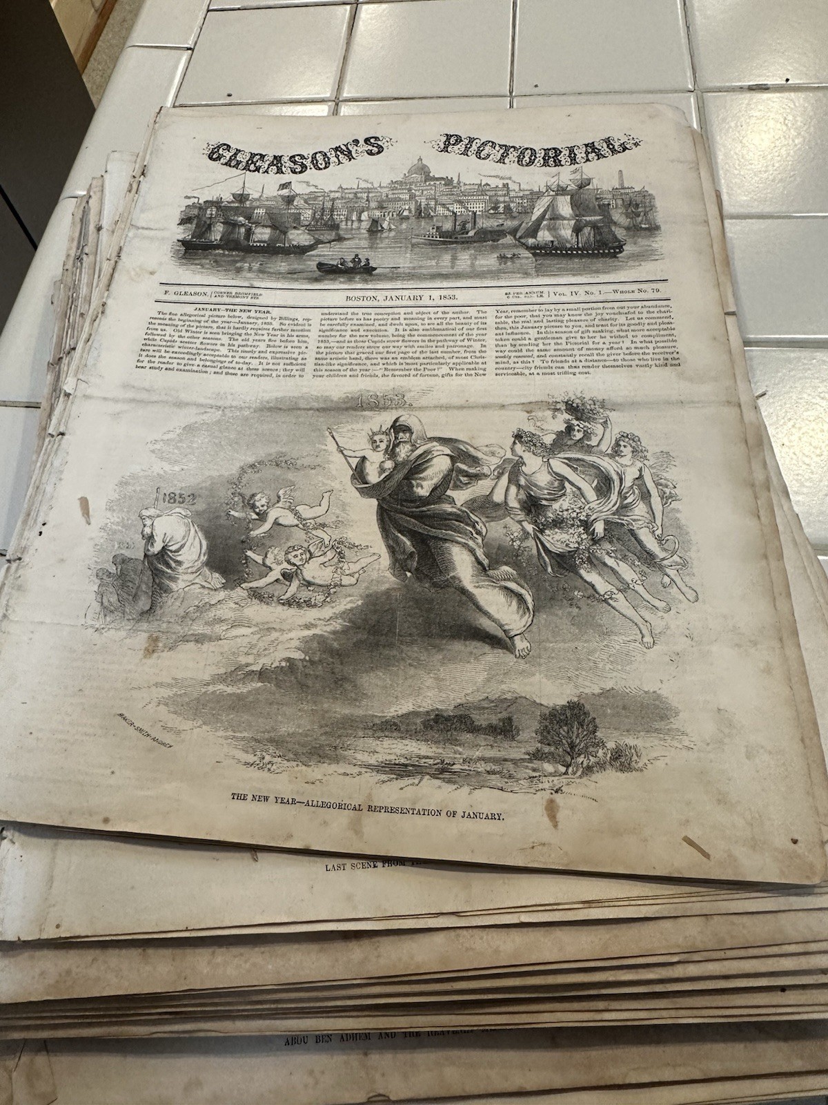 Gleason’s Pictorial Drawing Room Companion 1st Half of 1853 Vol IV 1–26 Jan-June