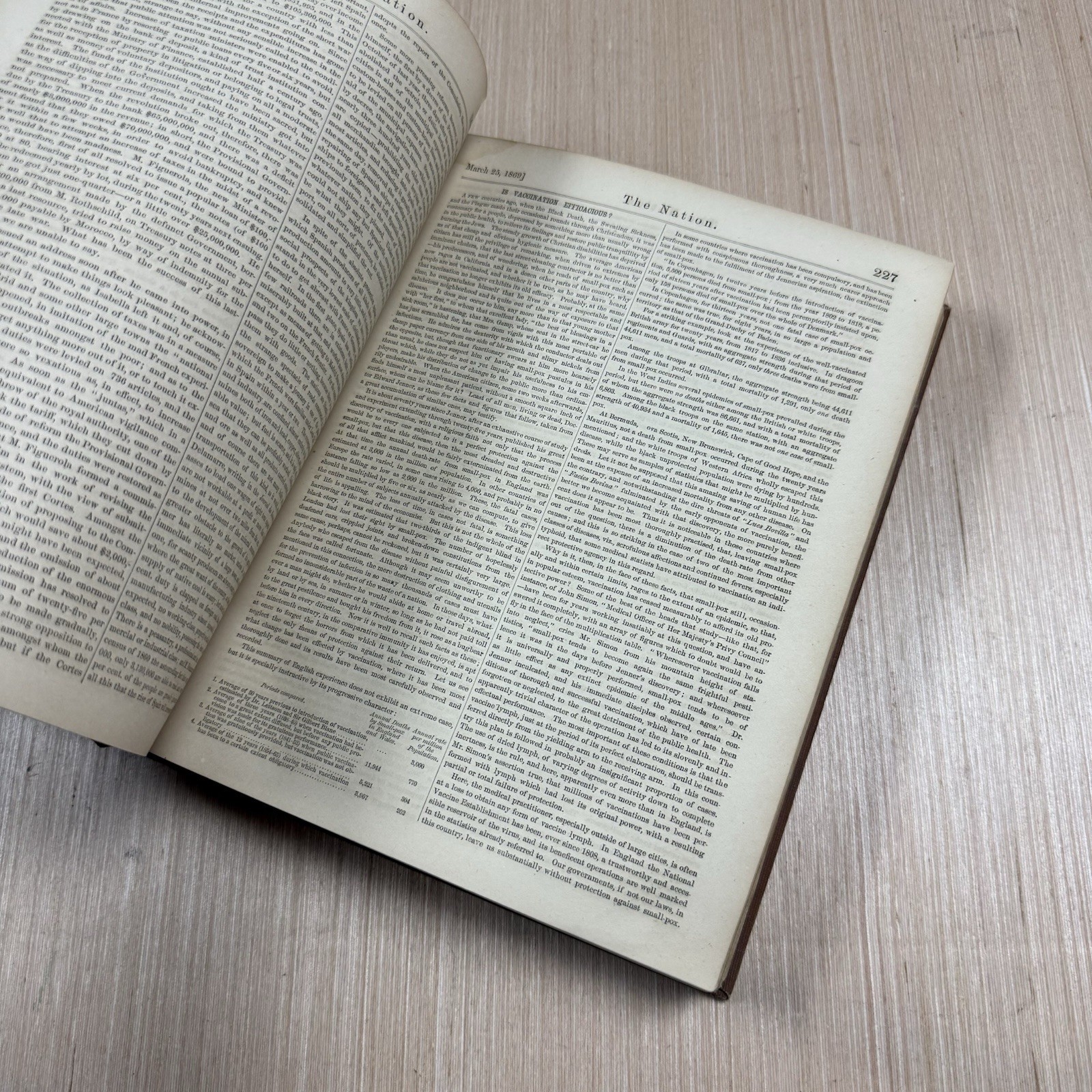 Weekly Journal 1869 Antique The Nation Hardcover University Of Chicago Book
