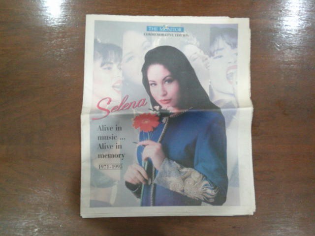The Monitor Commemorative Edition Newspaper- Selena 1995