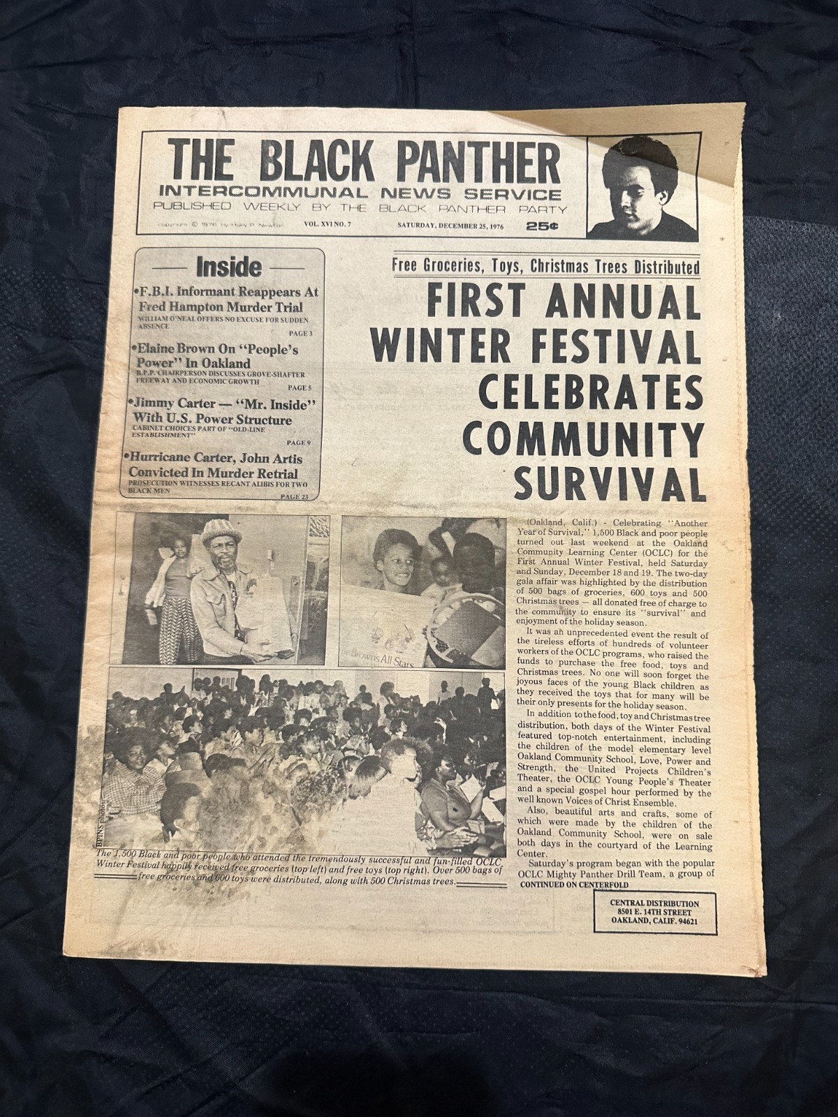 THE BLACK PANTHER NEWSPAPER – DECEMBER 25th 1976