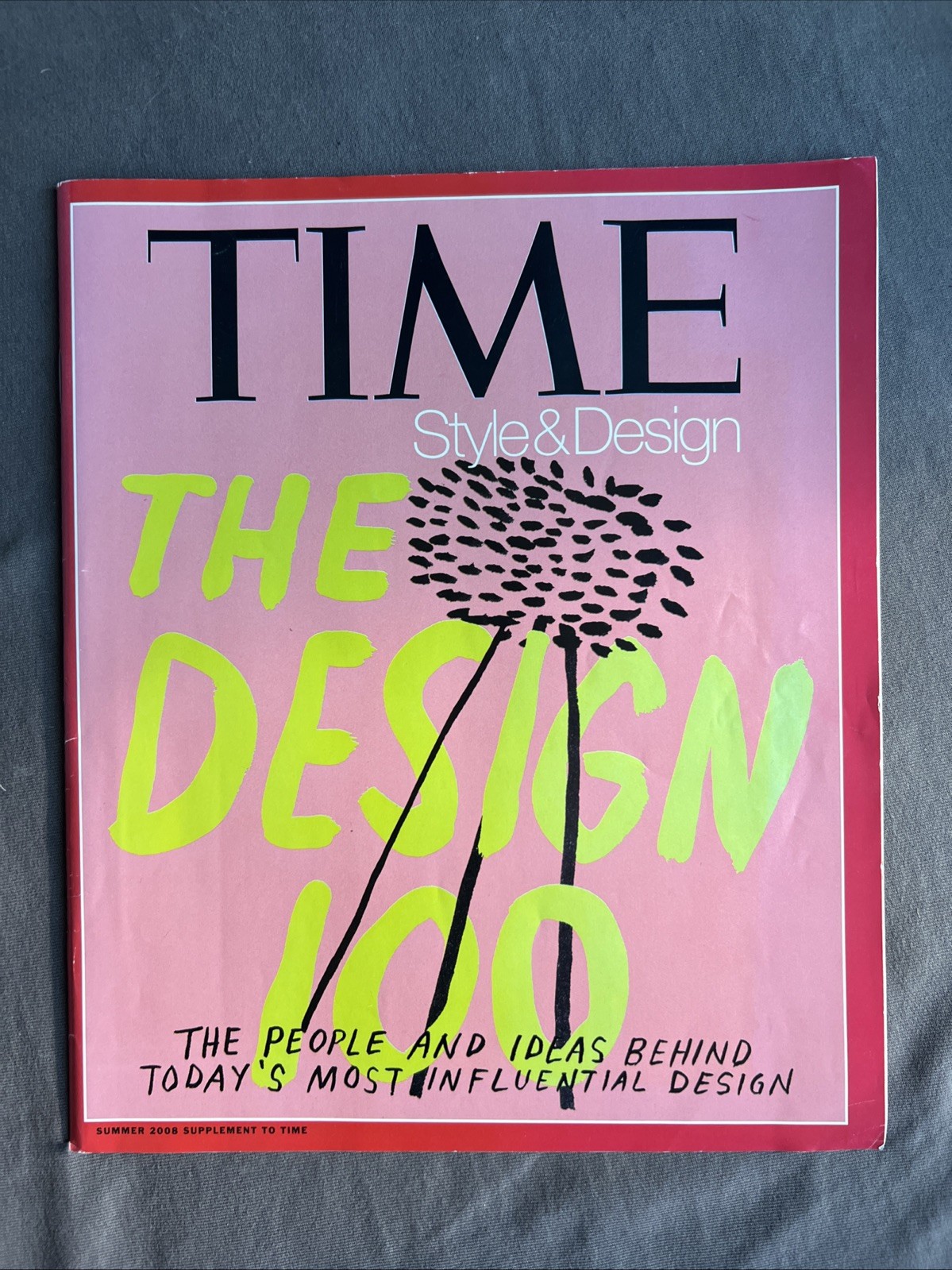 TIME Magazine THE DESIGN 100 Style & Design Summer Vintage 2008 Supplement