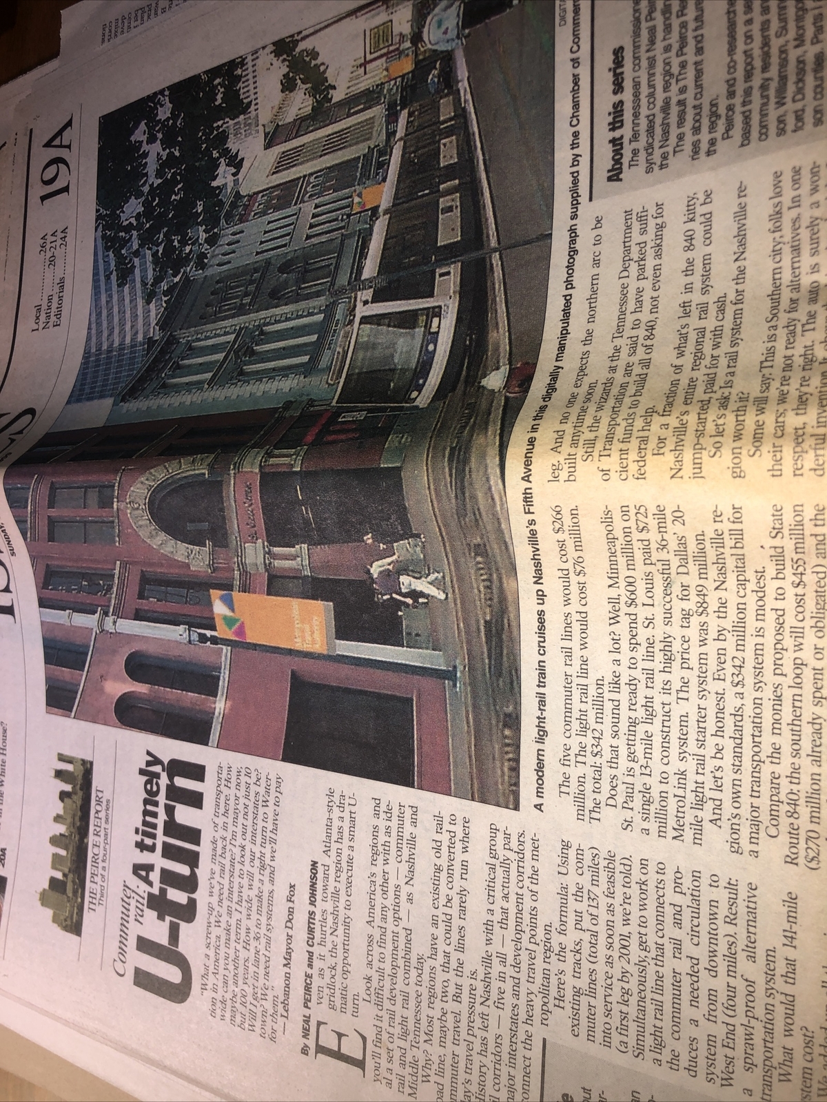 4 “issues” Section From The Tennessean Nashville TEnnessee Newspapers From 1999