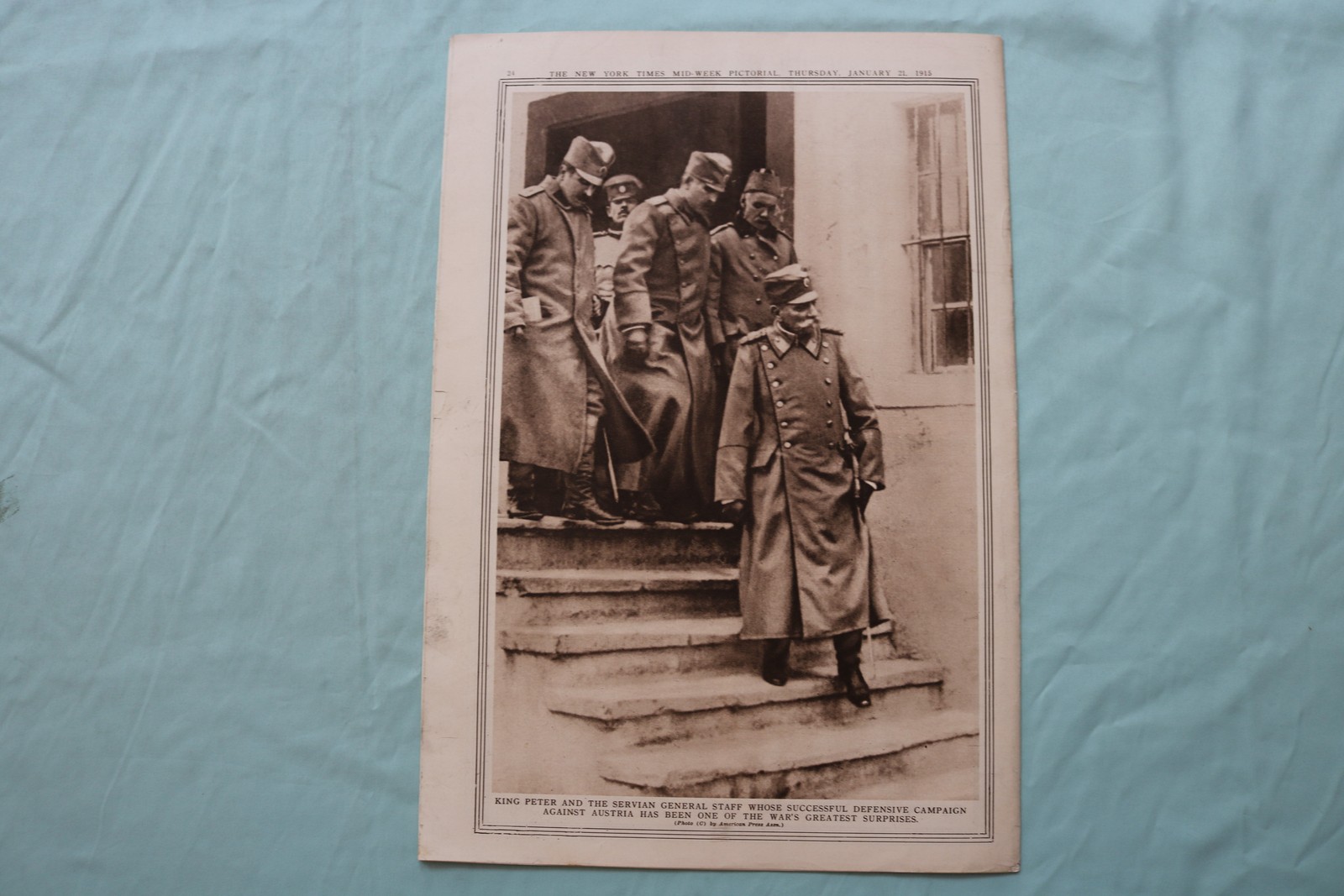 1915 JAN 21 NEW YORK TIMES MID-WEEK PICTORIAL WAR EXTRA-GENERAL JOFFRE – NP 9112