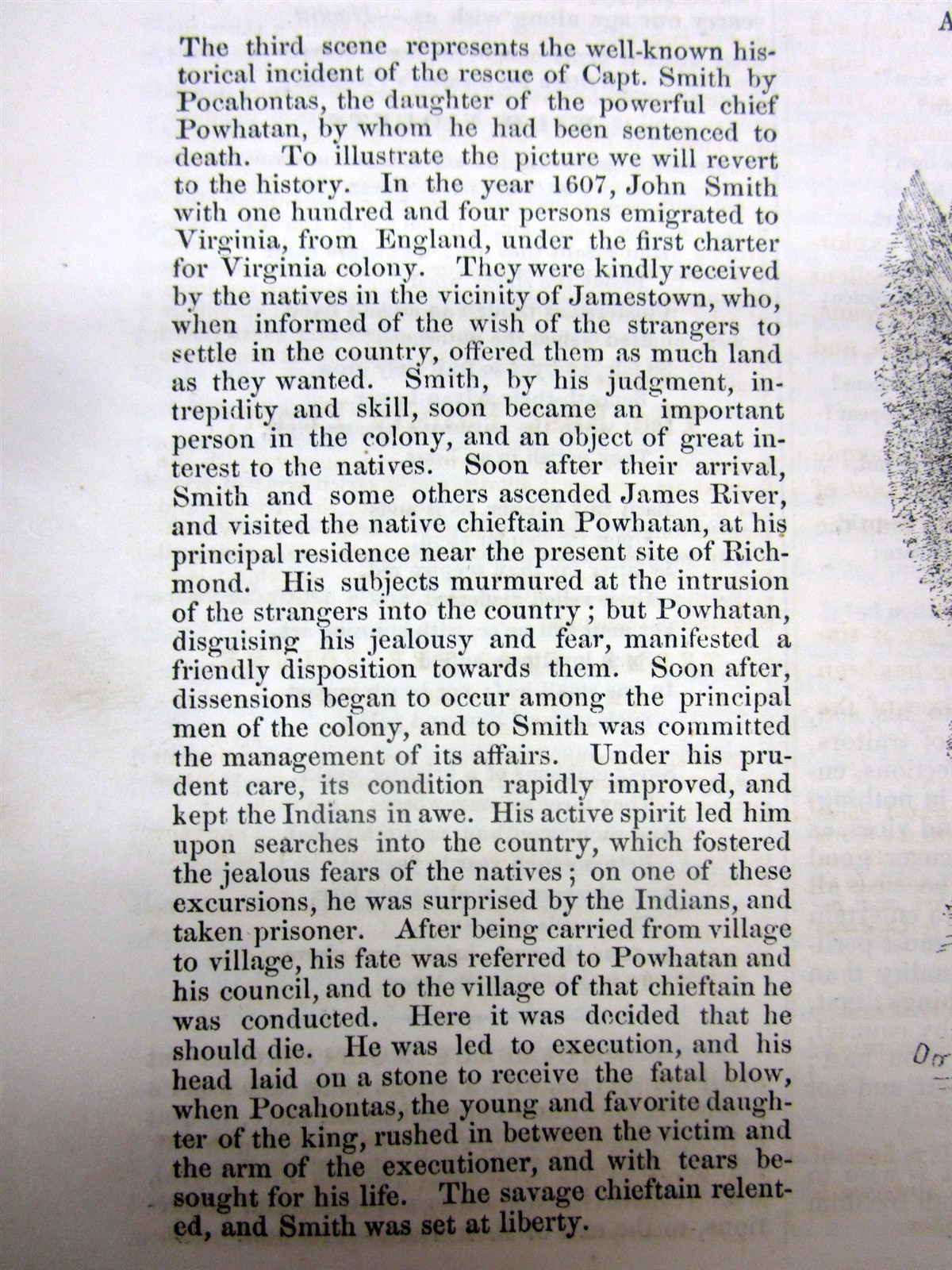 1852 Illustr newspaper w NATIVE AMERICAN INDIAN engravs POCAHONTAS / SCALP DANCE