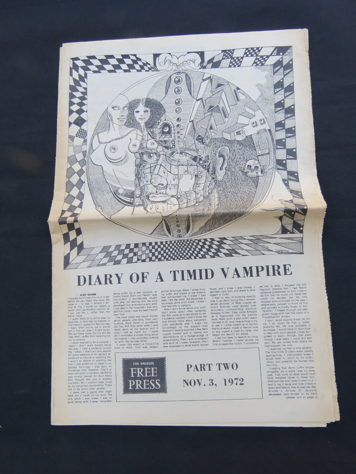 Los Angeles Free Press, Freep, November 3 1972 McGovern’s Snoops Counter-Culture