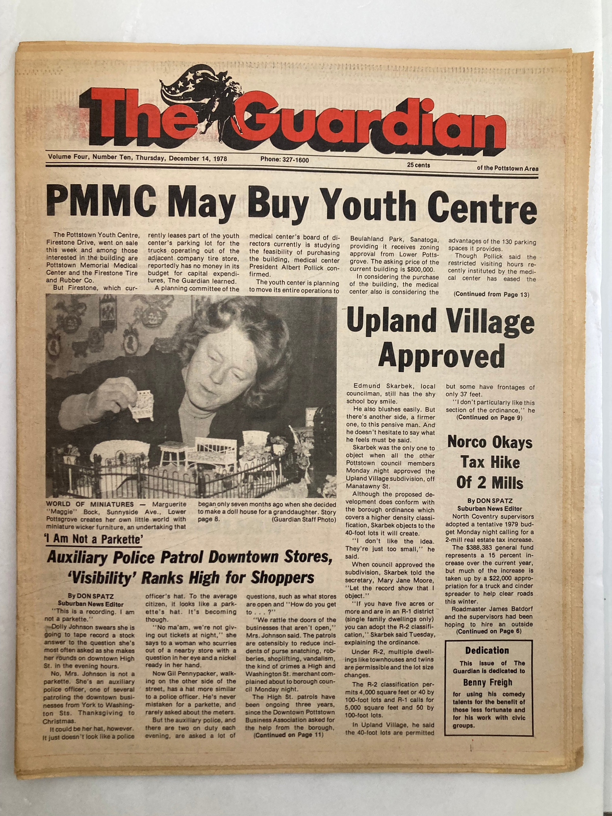 The Guardian Newspaper December 14 1978 Vol 4 #10 PMMC May Buy Youth Centre