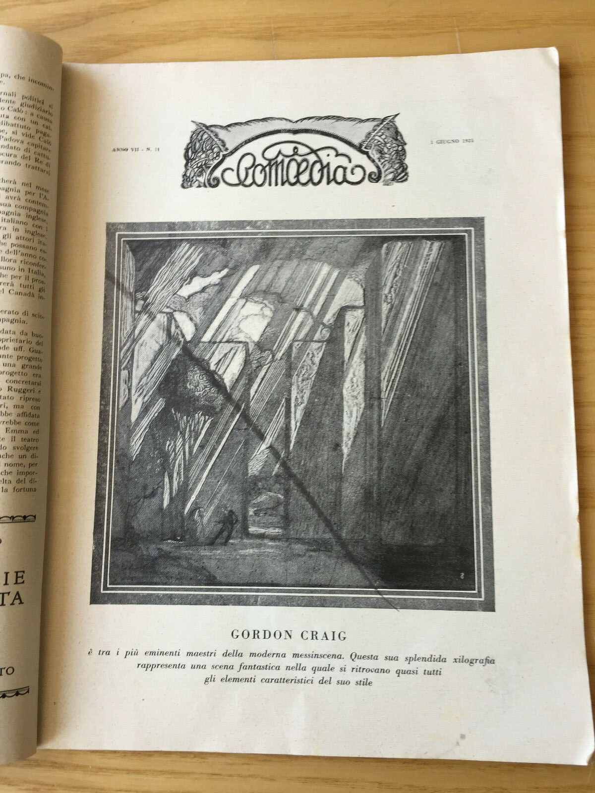 MONDADORI COMEDIA PERIODICO COMEDIA E VITA THEATRALE N° 11 1925 BORIS GODUNOF