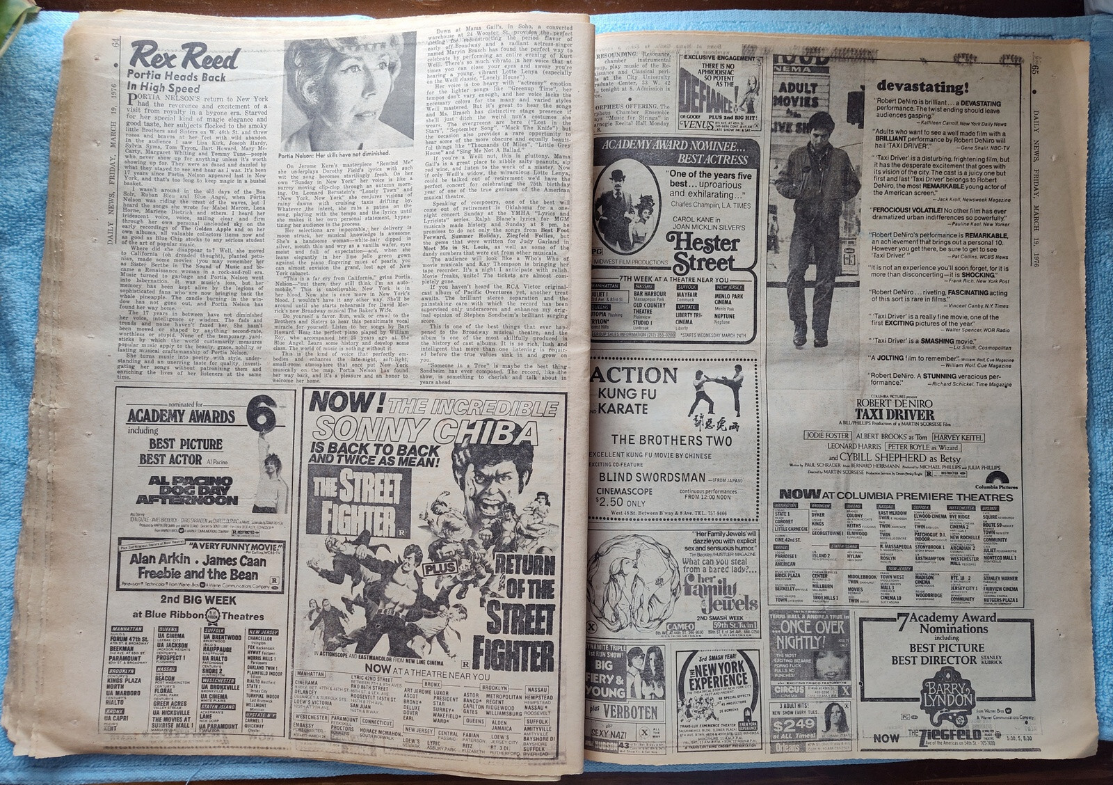 New York Daily News 19 March 1976 Patty Hurst Yogi Berra Toyota Corolla Ad More!