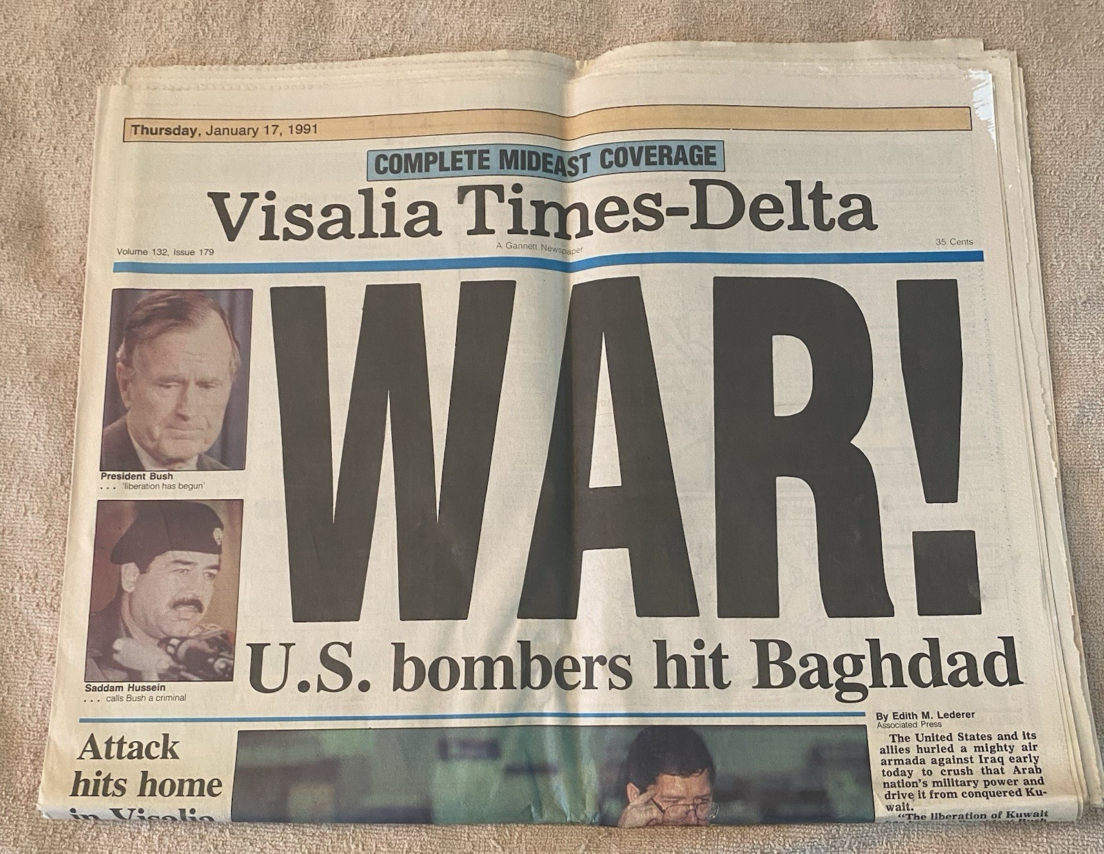 Collection of Vintage Newspapers Featuring Historic Events, 1964-2003, Lot of 14