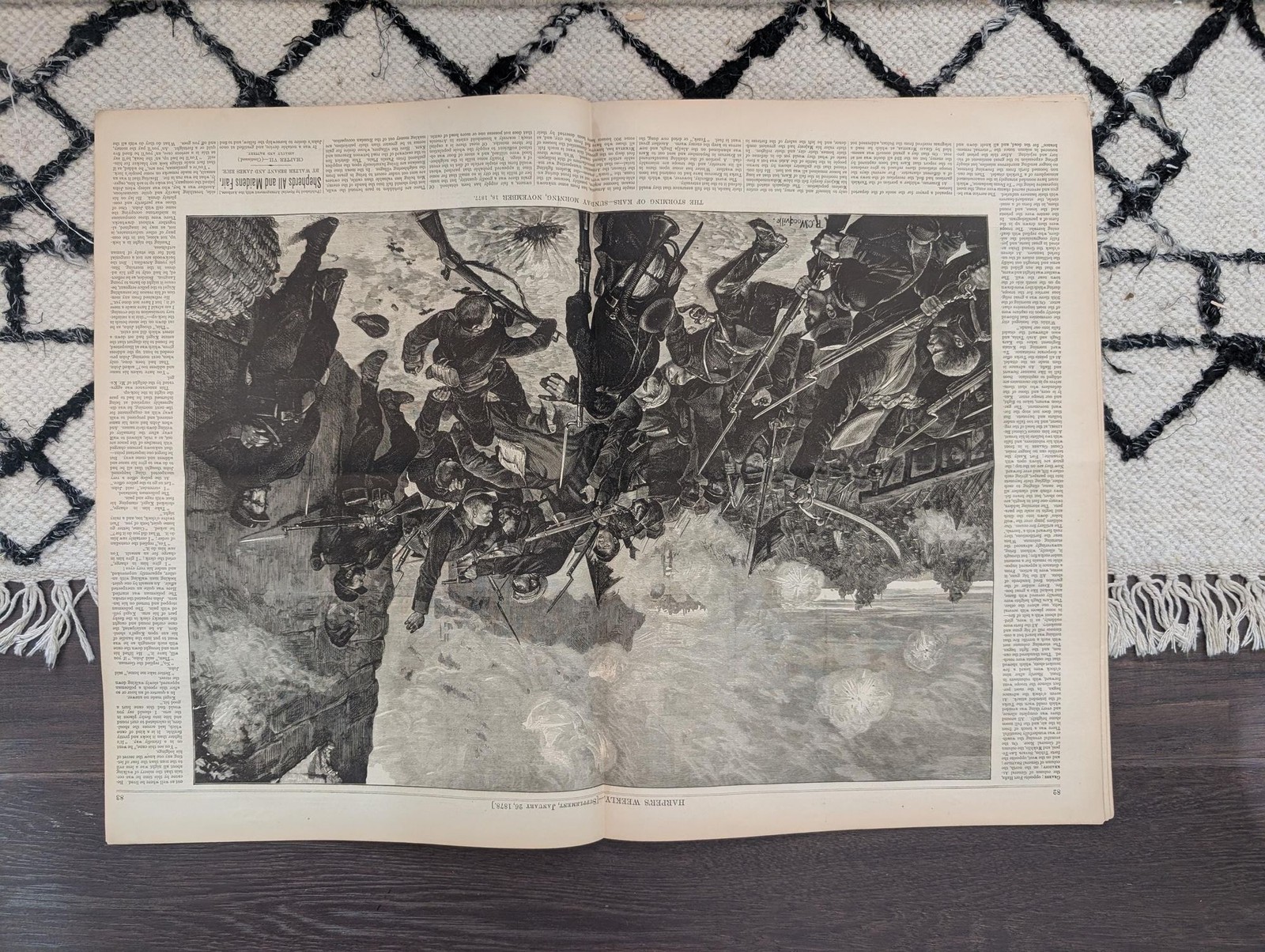 Harpers Weekly January 26, 1878 Thomas Nast Republican Elephant Fox Hunt Queens