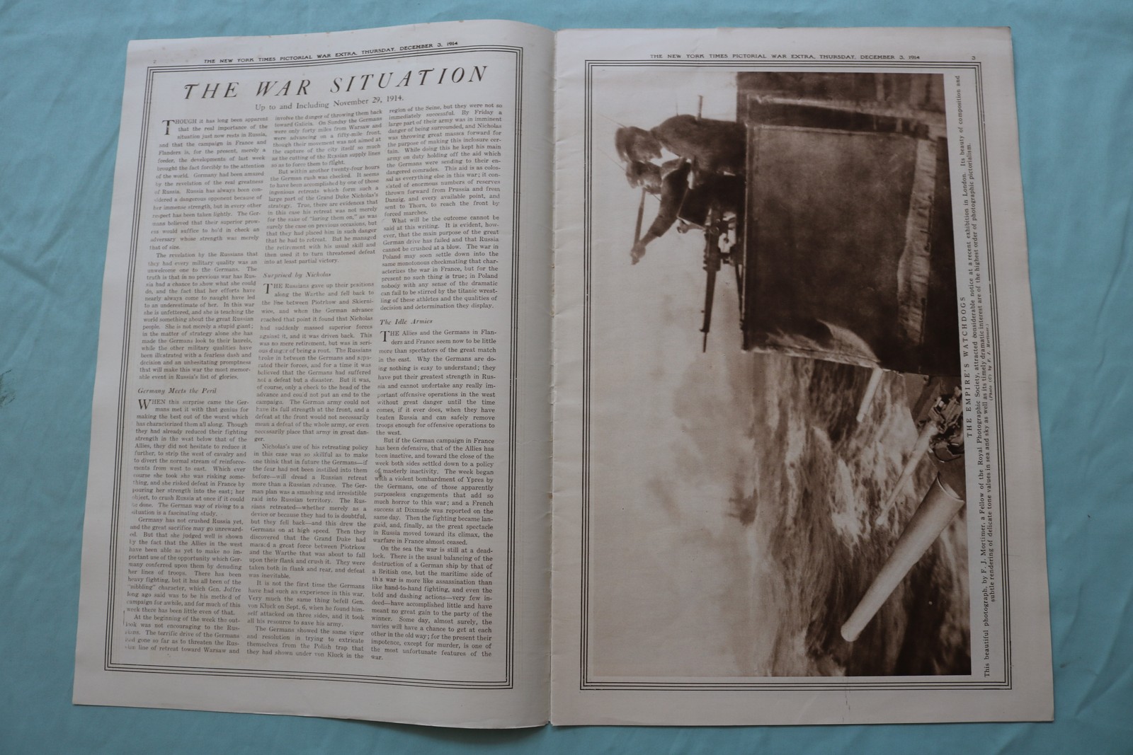 1914 DEC 3 NEW YORK TIMES MID-WEEK PICTORIAL WAR EXTRA- EARL KITCHENER – NP 9123