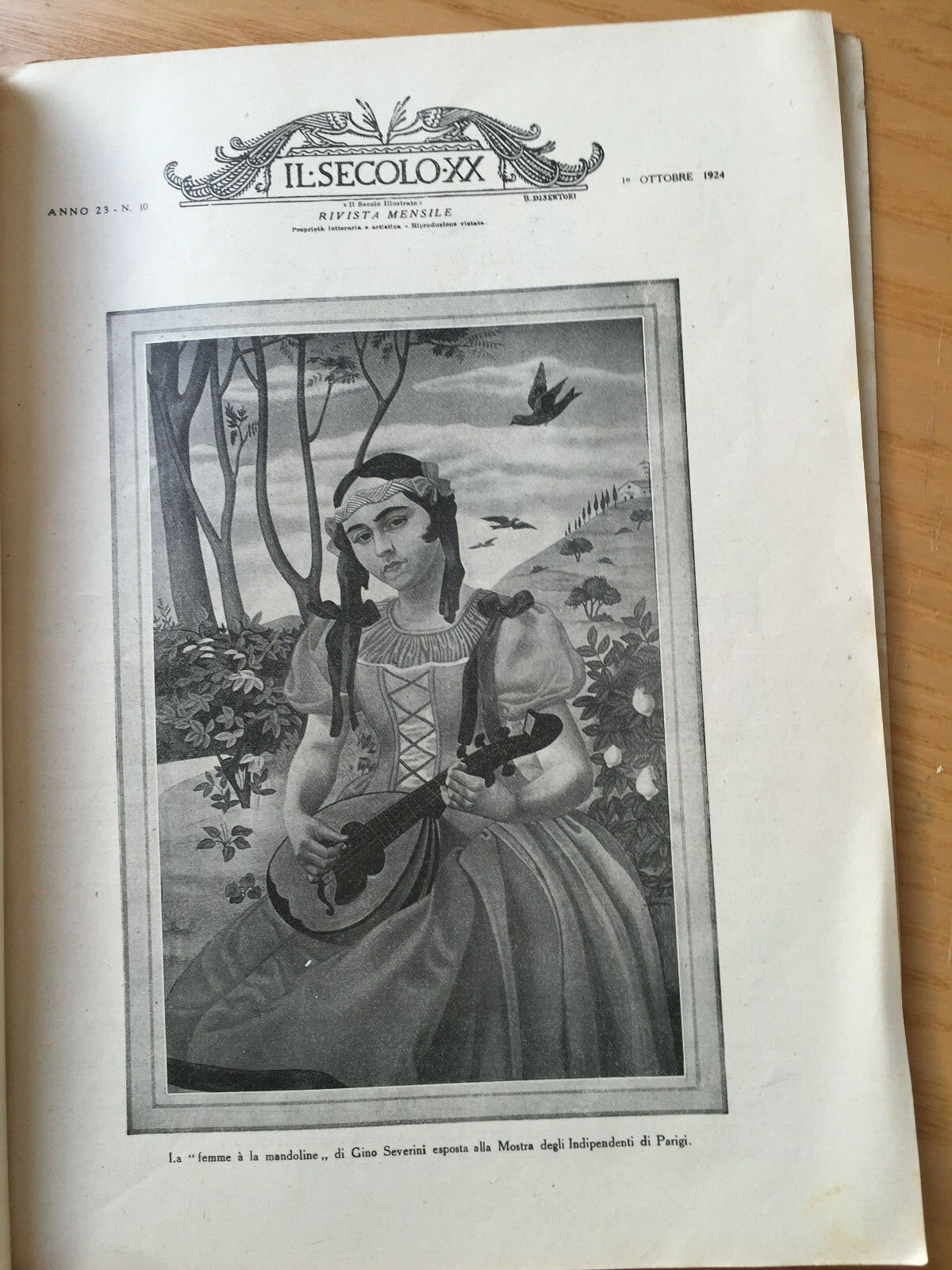MONDADORI MENSILE IL SECOLO XX N° 10 1924 A. G. BRAGAGLIA CARLO PASCAL 2/19