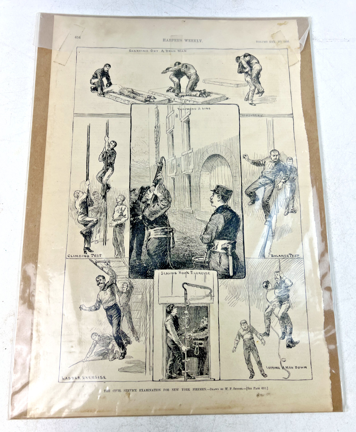 Antique 1880s Harper’s Weekly Rare Newspaper Pages – 16.25” x 11.25”