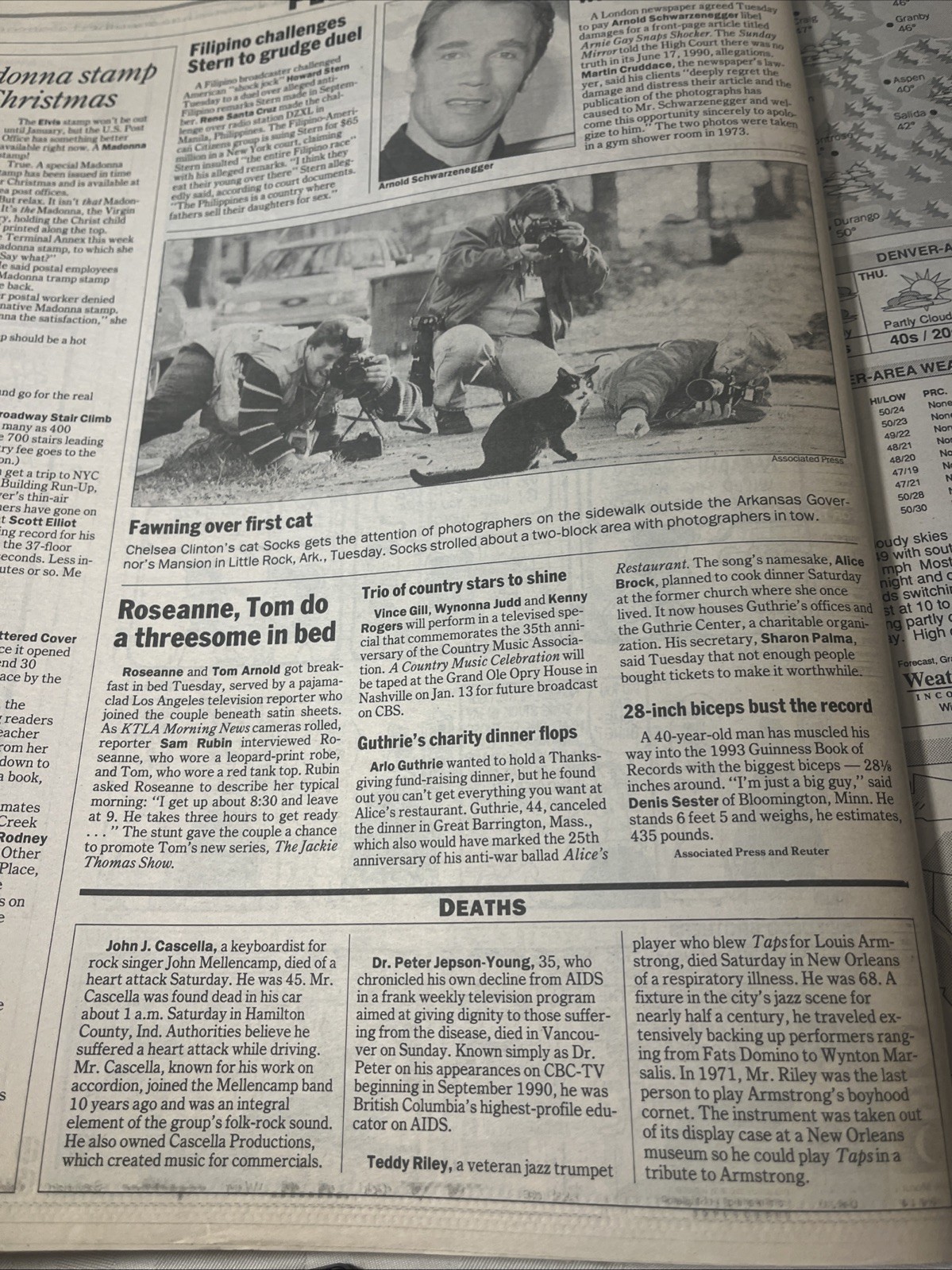VTG Rocky Mountain News Newspaper Nov 18 , 1992 A Team Is Born Colorado Rockies