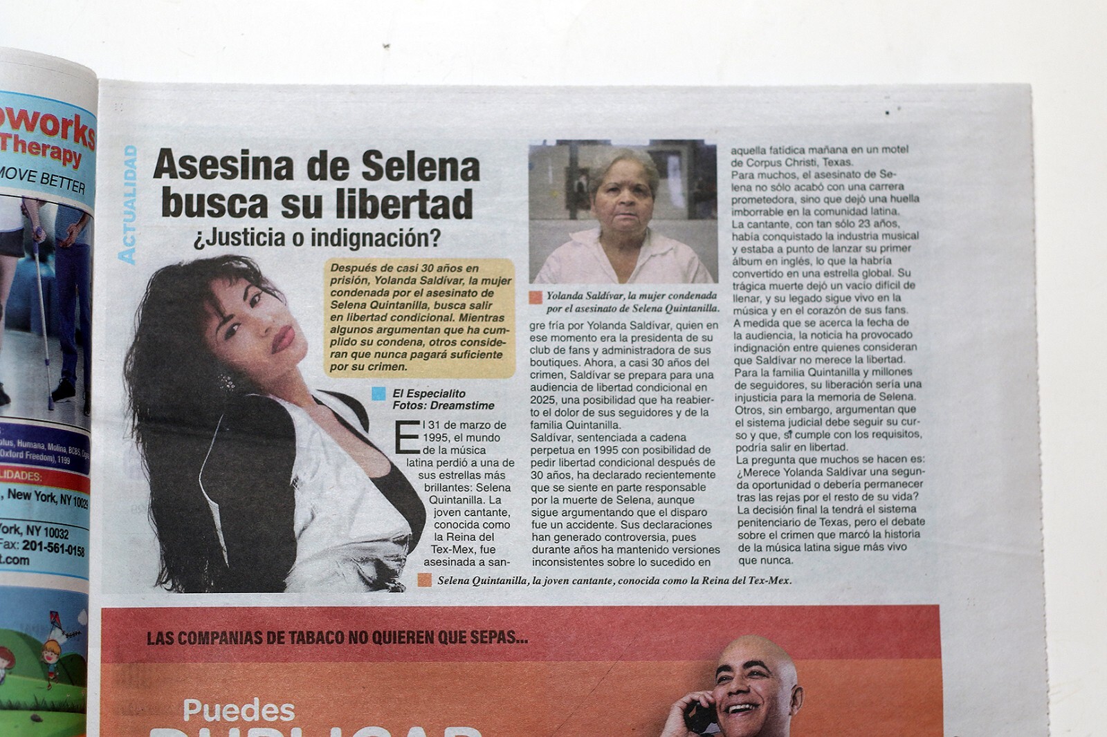 Selena Tribute Newspaper 2025 Spanish Memorial Collector Set Rare