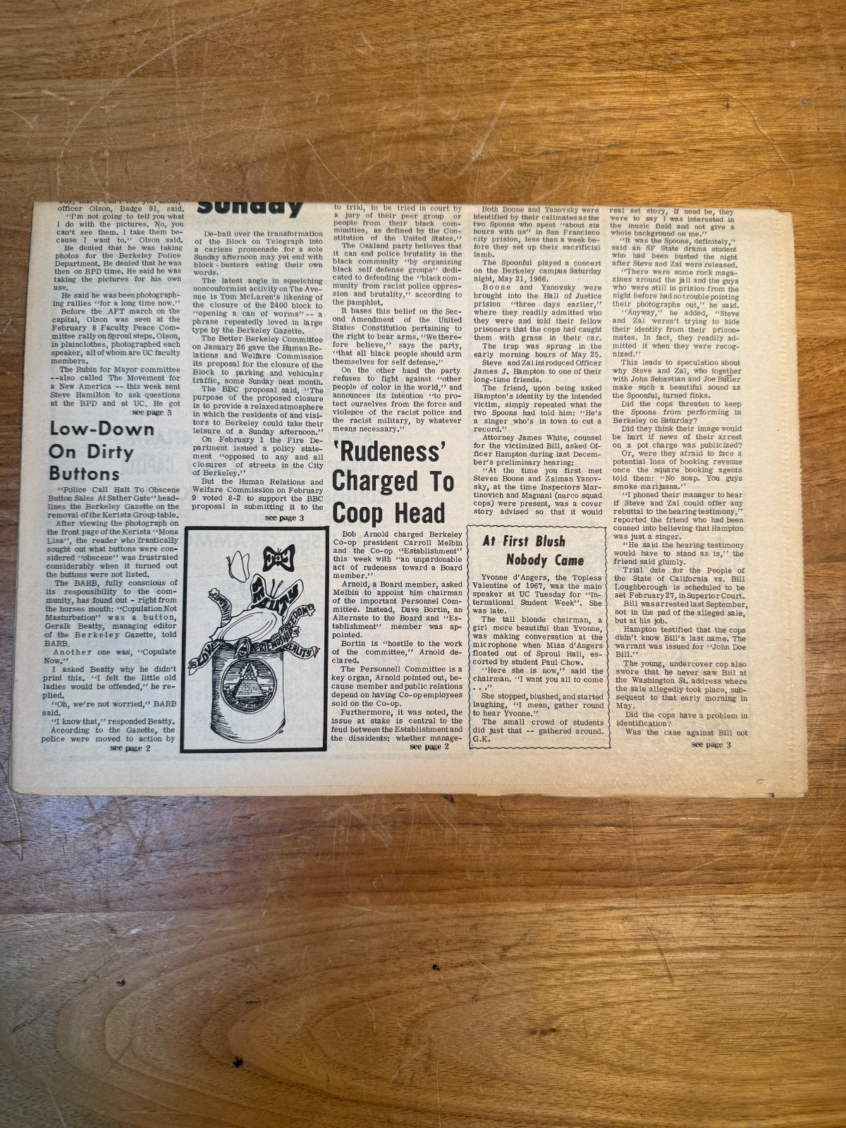 Berkeley Barb Feb 17 1967 Vol 4 No 7 Issue 79 Black Panther Newspaper