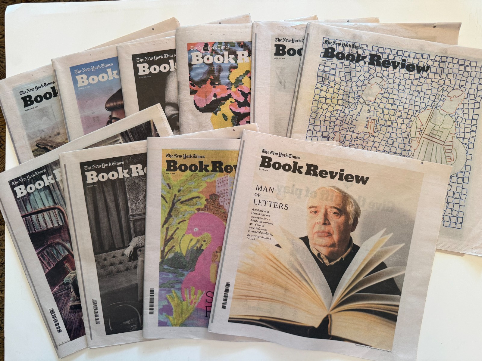 New York Times Book Review Set of 10 Issues 2026 NEW