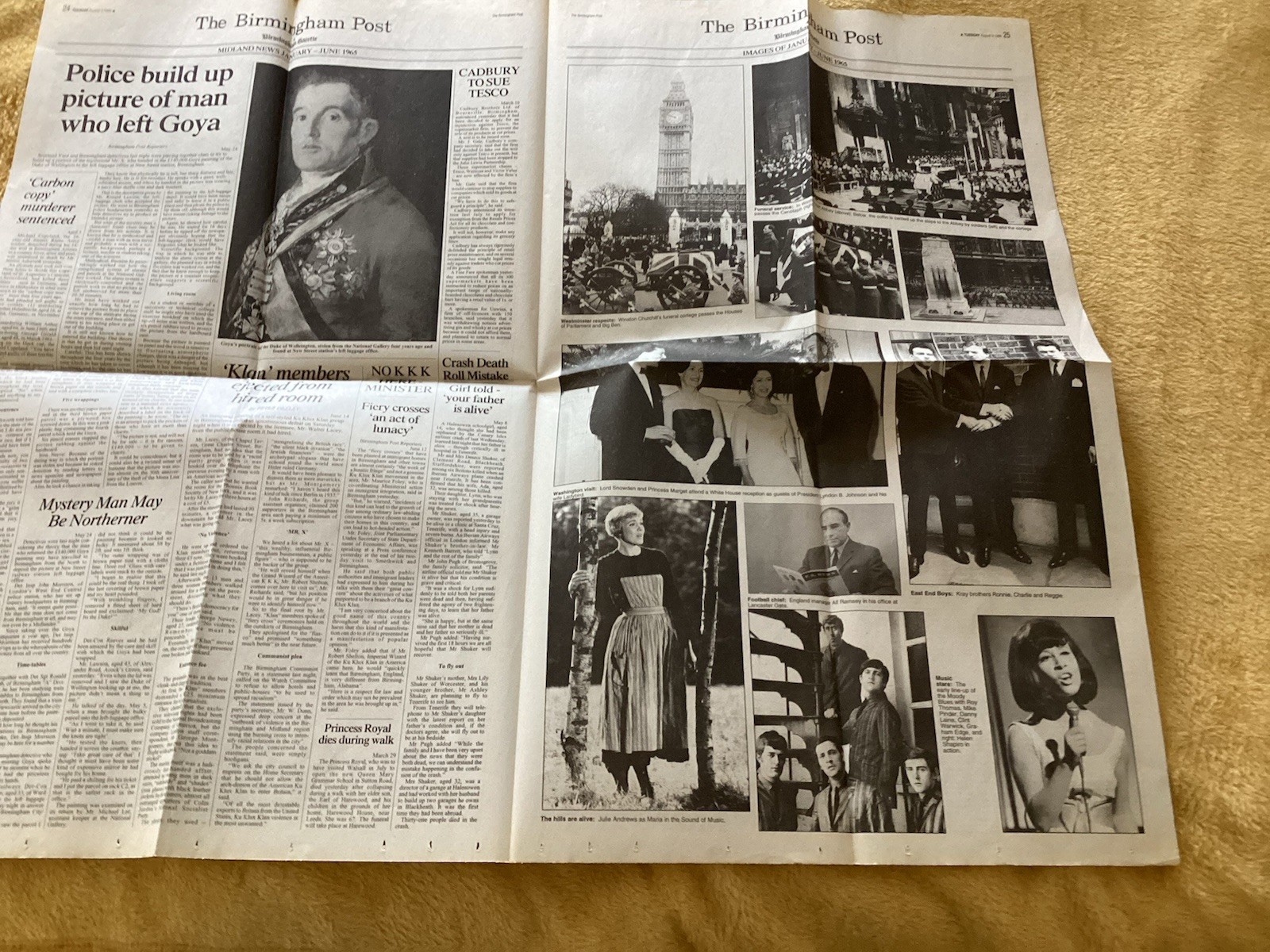 Birthday Year Newspaper Reprinted July Jan To July 1965 Bham Post Malcolm X Shot