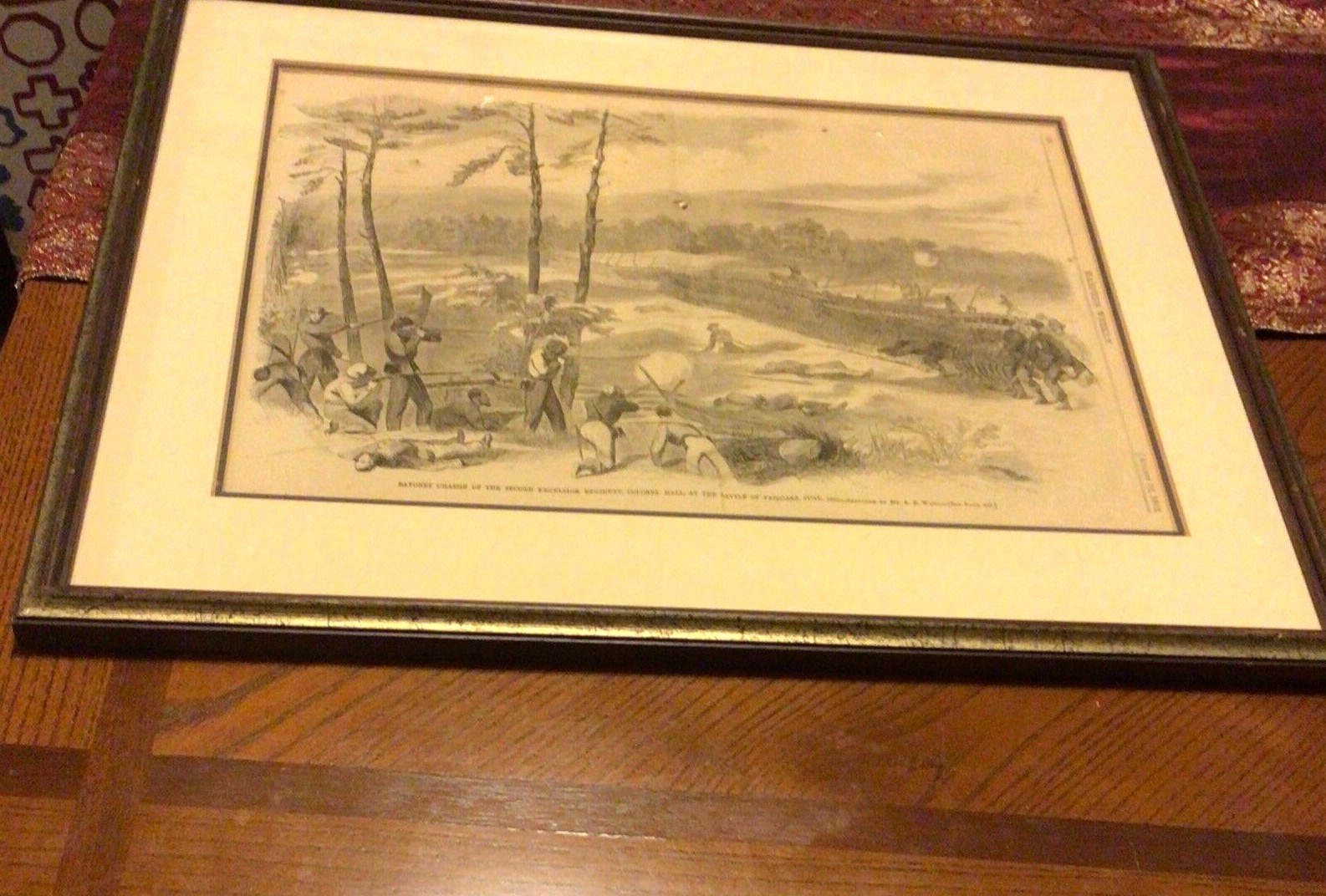 Framed & Matted Original Page of Harper’s Weekly / August 16, 1862 (page 524)