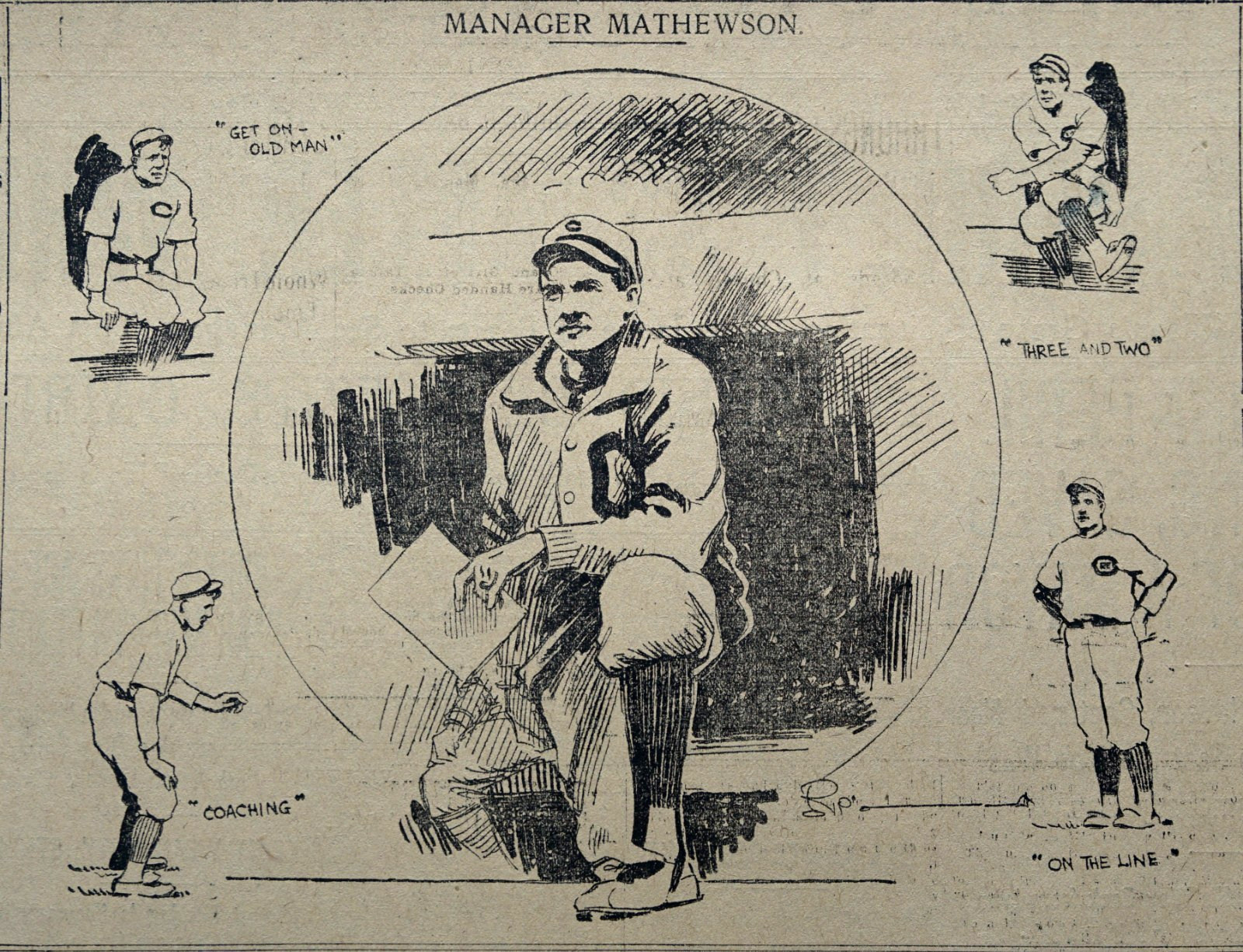 1916 Chicago Sports Pages – Christy Mathewson Traded To Cincinnati Reds