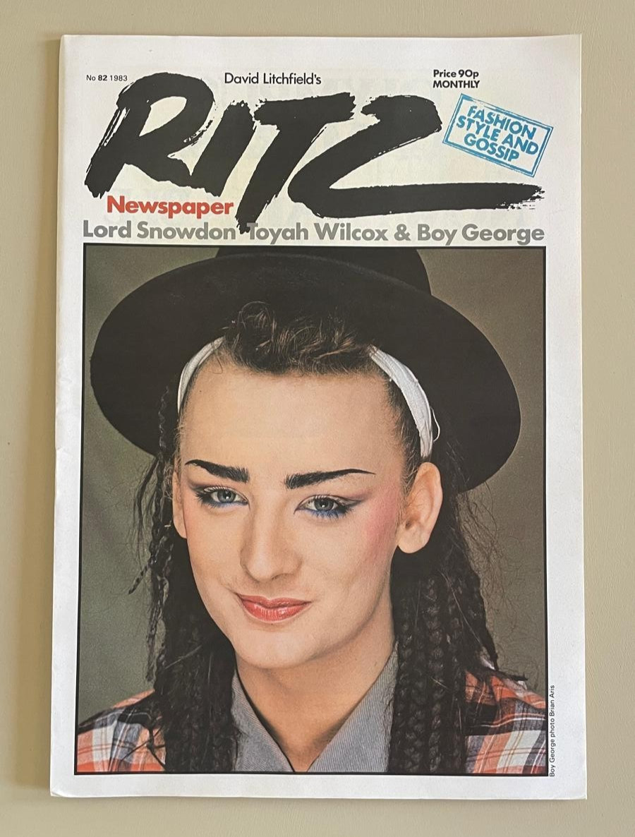 Vintage Ritz Newspaper Magazine Issue No 82 1983 Boy George