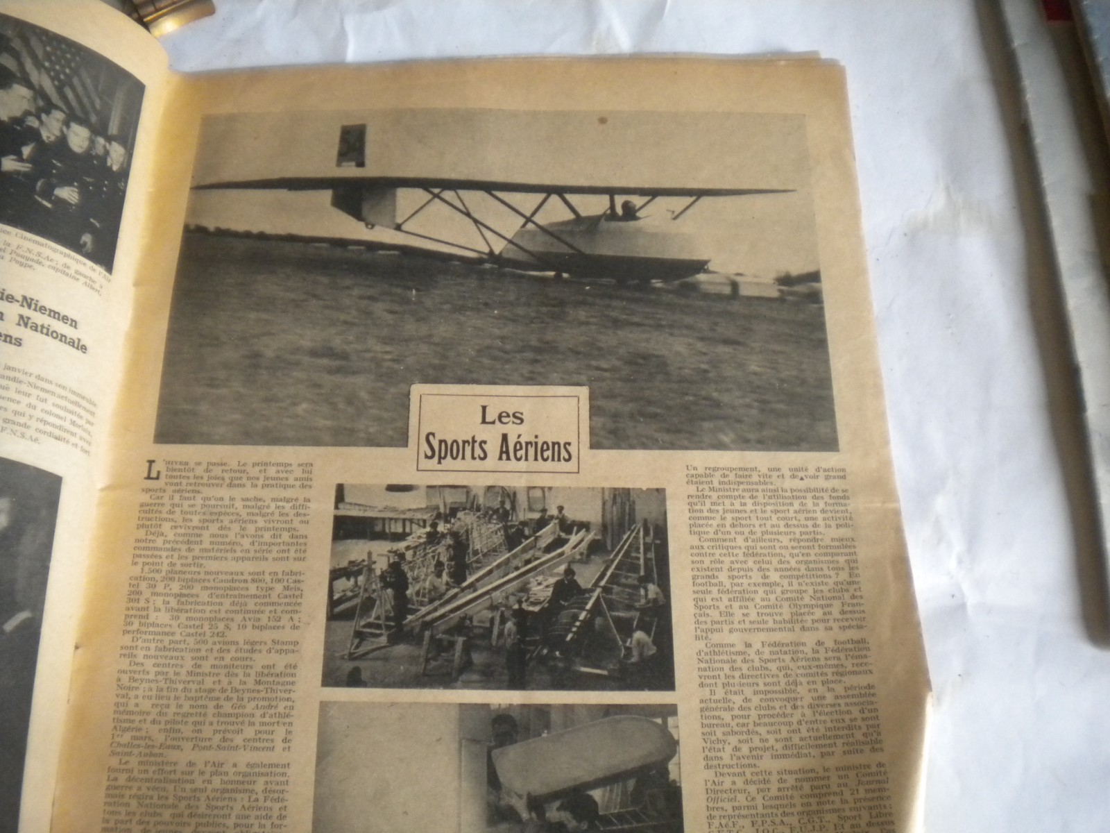 L’Air Aviation Magazines French 1940s lot WW2 wartime