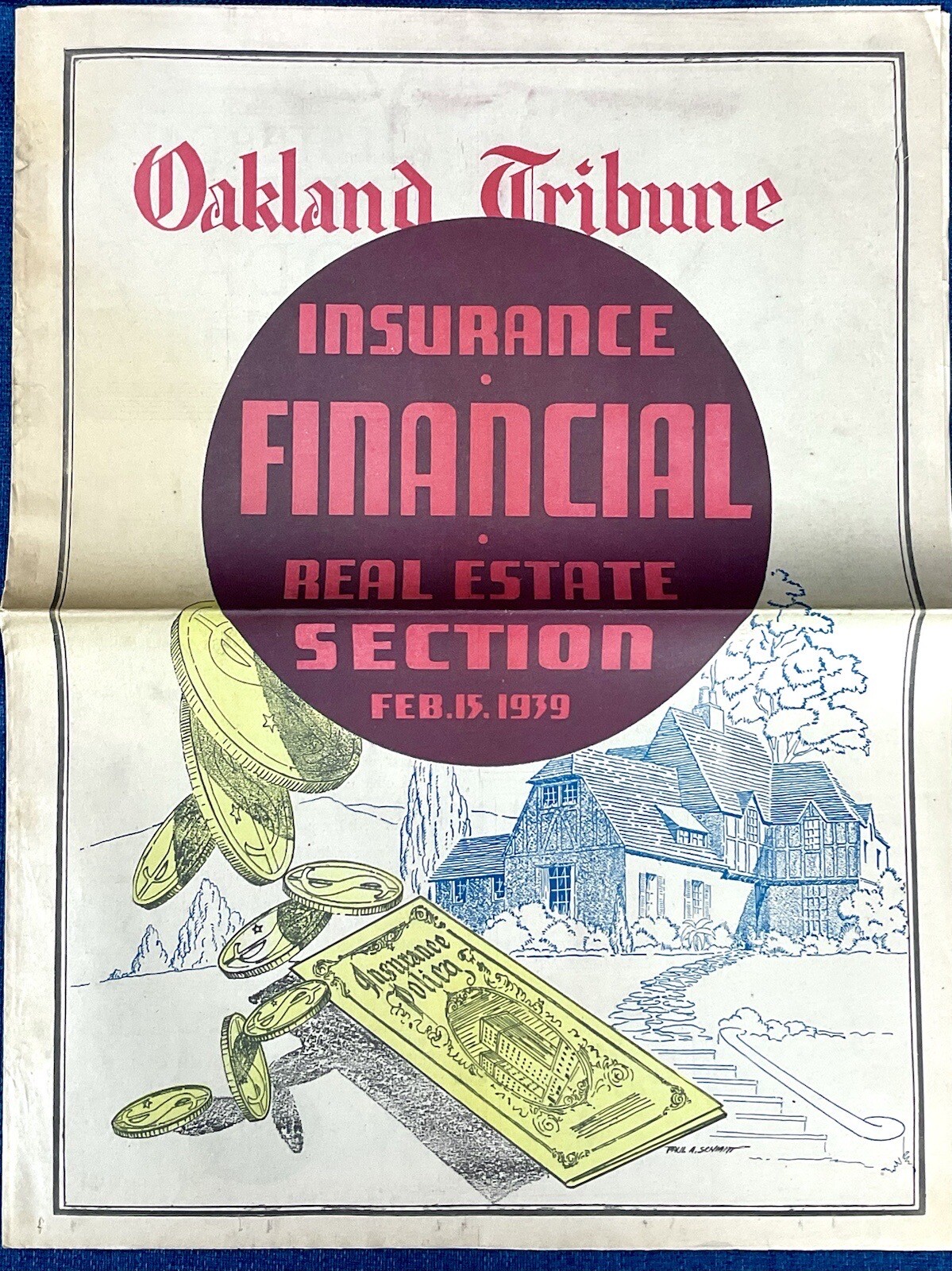Oakland Tribune Golden Gate Exposition Financial + Chron Sections Feb. 15 1939