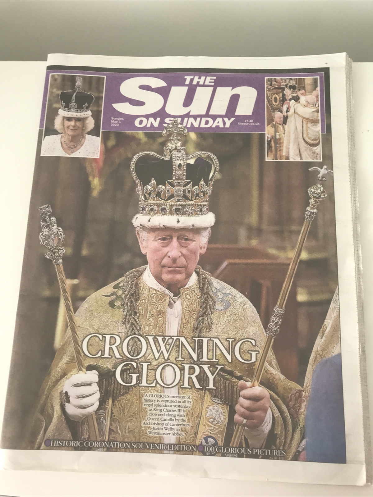 The Sun On Sunday (UKNewspaper) 7th May 2023 King Charles III Coronation Special